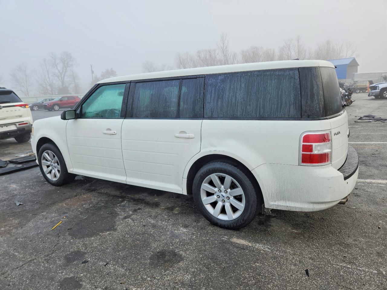 2009 Ford Flex Se White vin: 2FMDK51C59BA18390