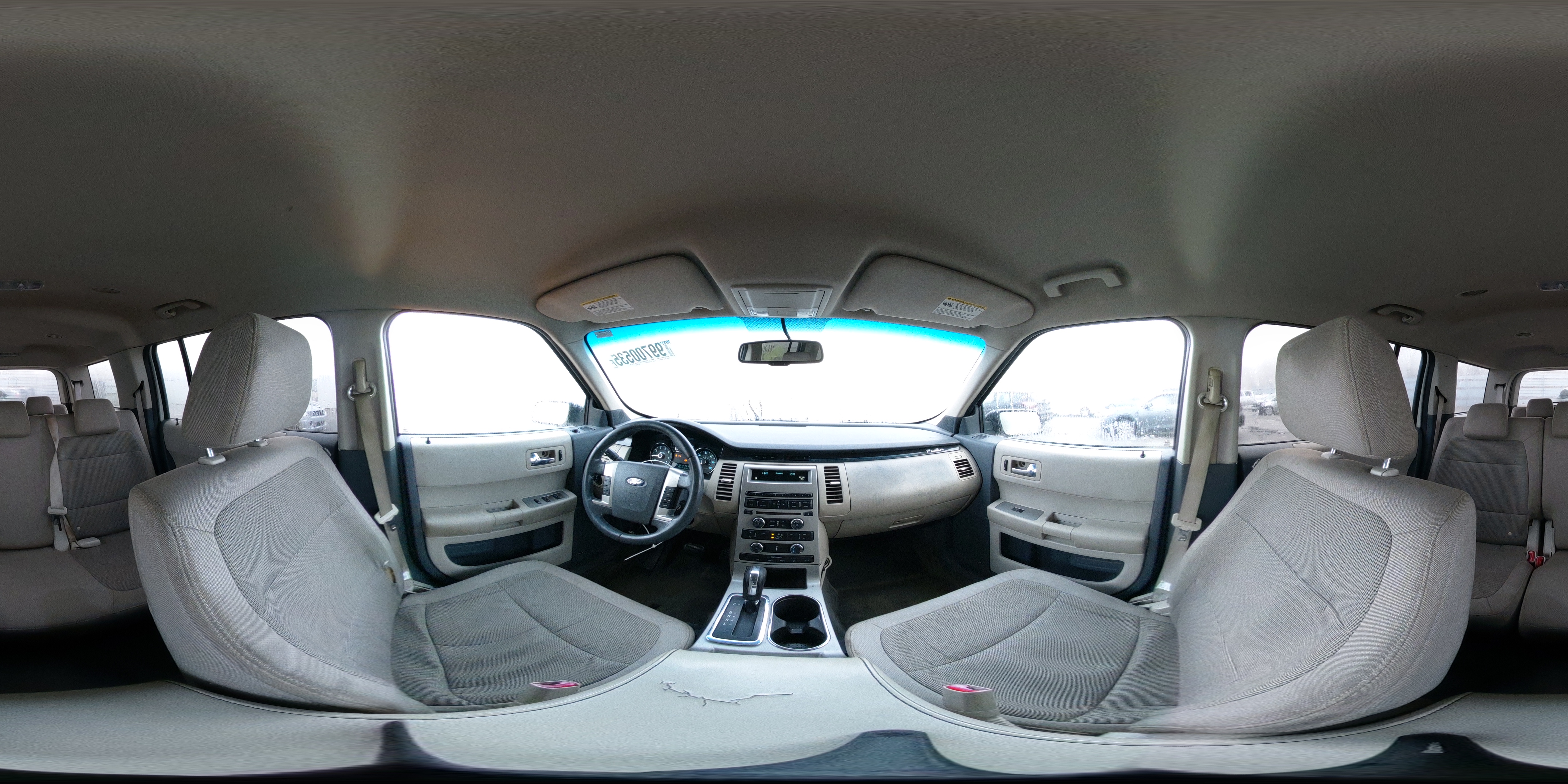 2009 Ford Flex Se White vin: 2FMDK51C59BA18390