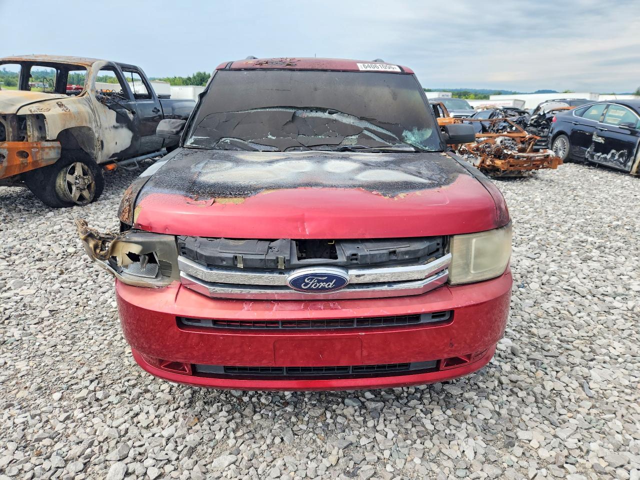 2009 Ford Flex Se Red vin: 2FMDK51C99BA23947