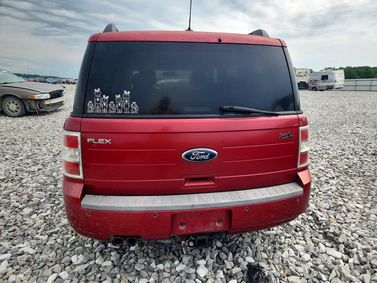 2009 Ford Flex Se Red vin: 2FMDK51C99BA23947