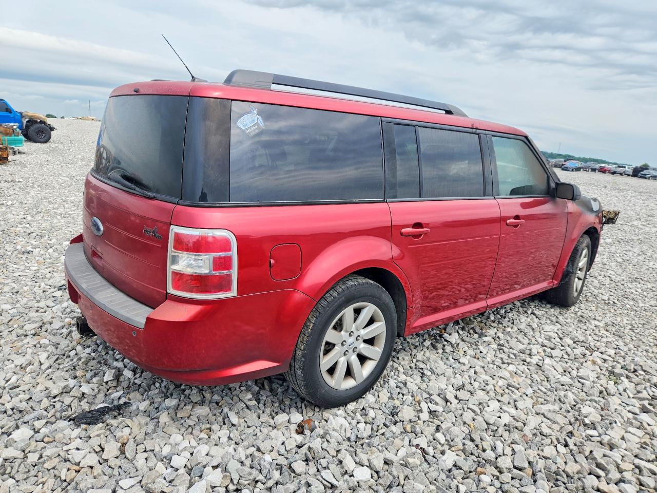 2009 Ford Flex Se Red vin: 2FMDK51C99BA23947