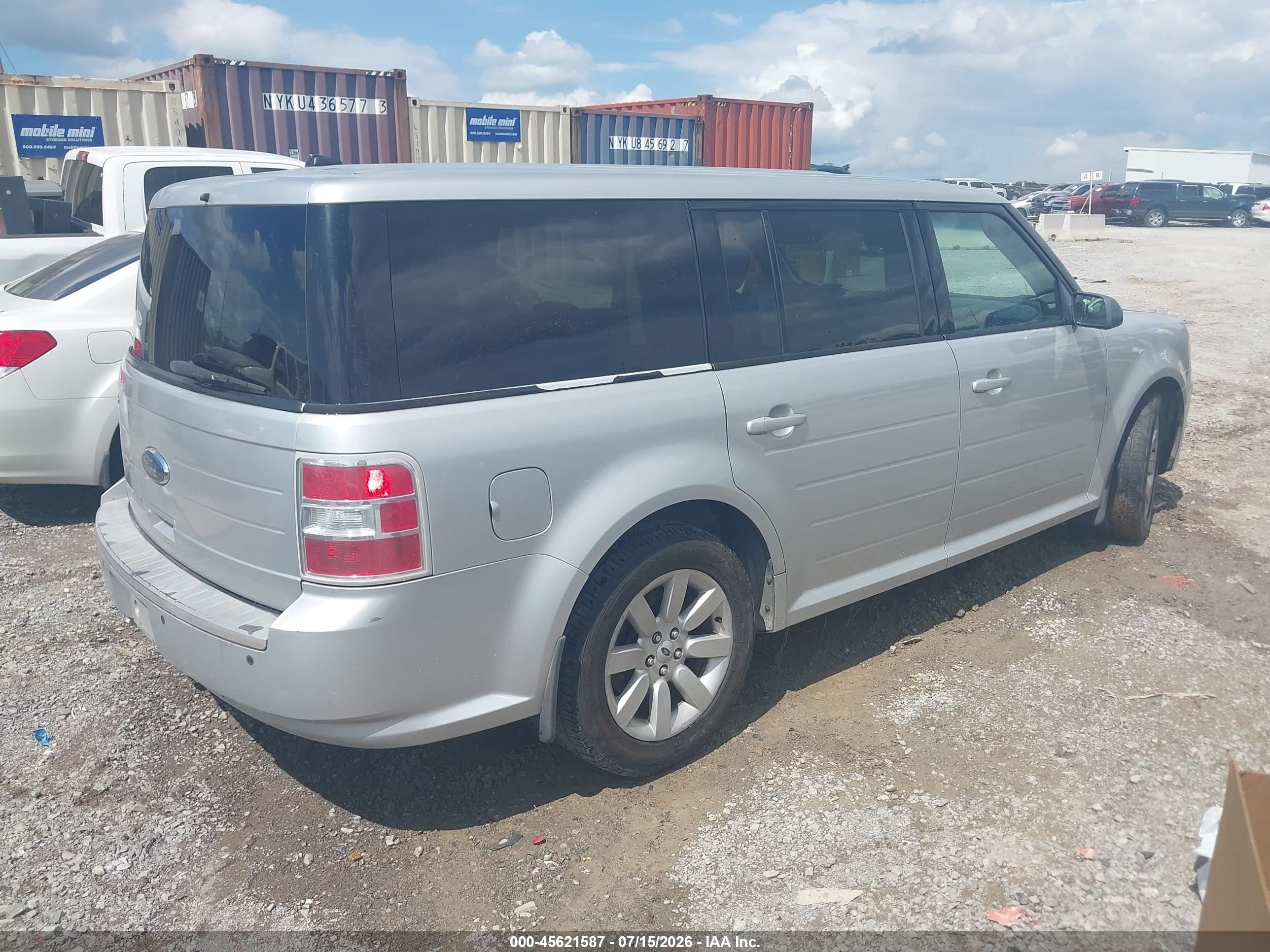 2009 Ford Flex Se Silver vin: 2FMDK51CX9BA37548