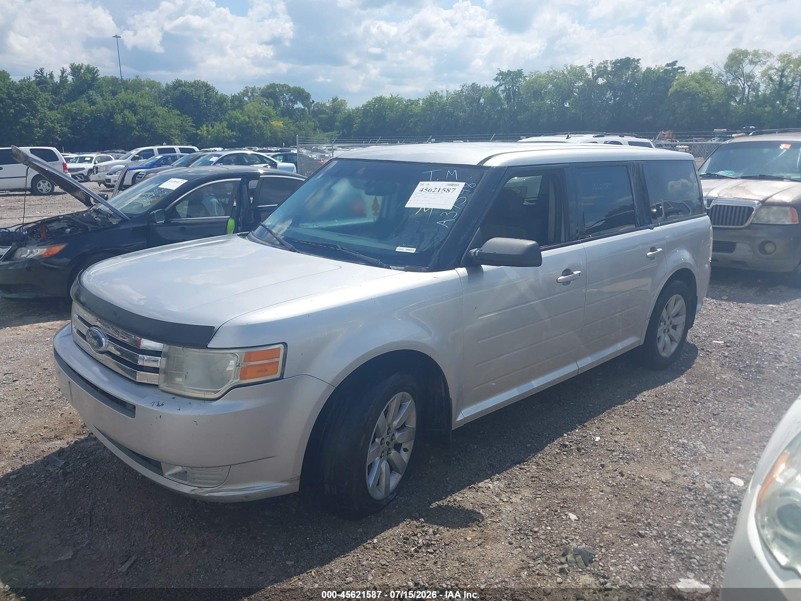 2009 Ford Flex Se Silver vin: 2FMDK51CX9BA37548