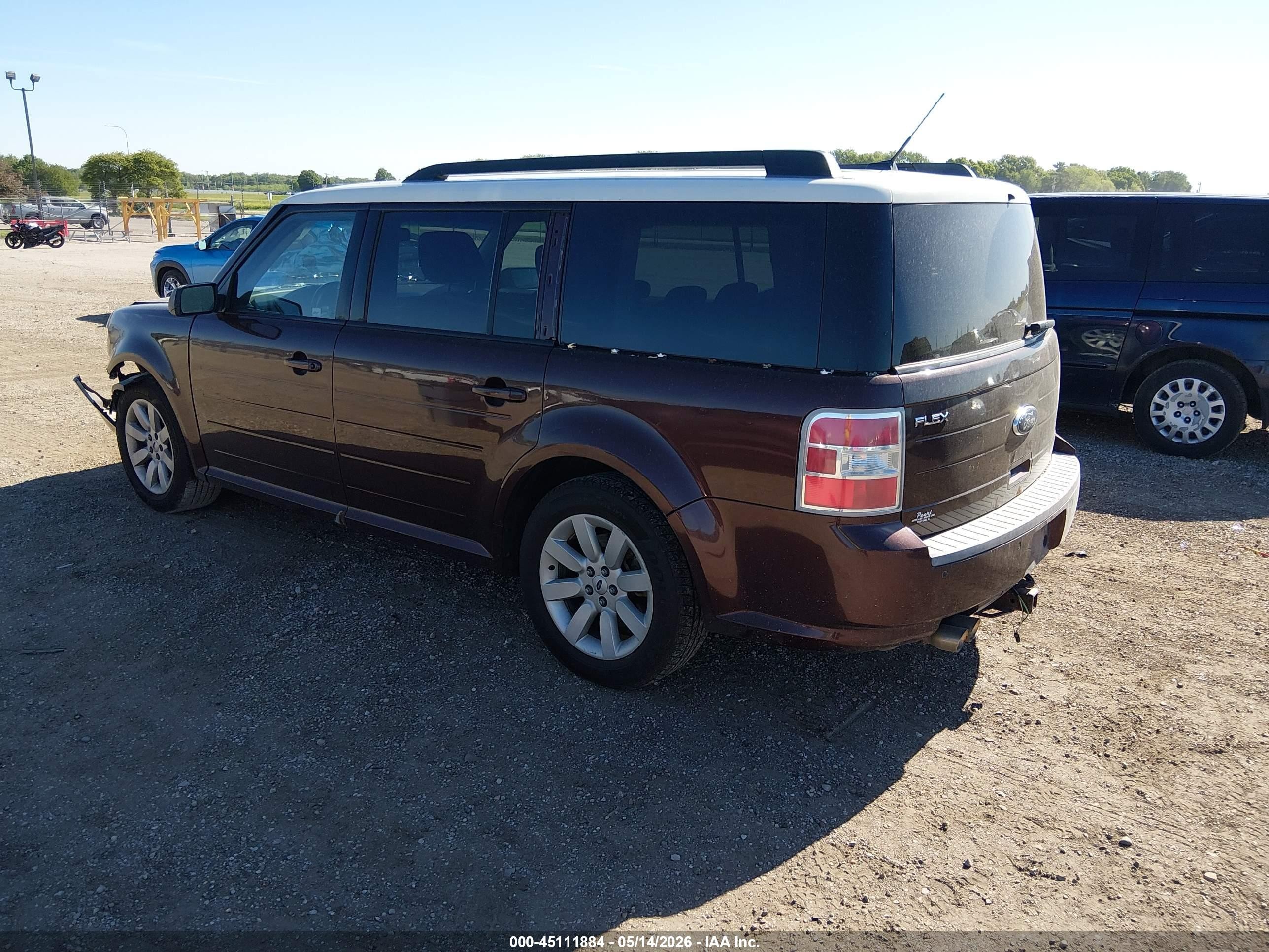 2009 Ford Flex Se Maroon vin: 2FMDK51CX9BA42720