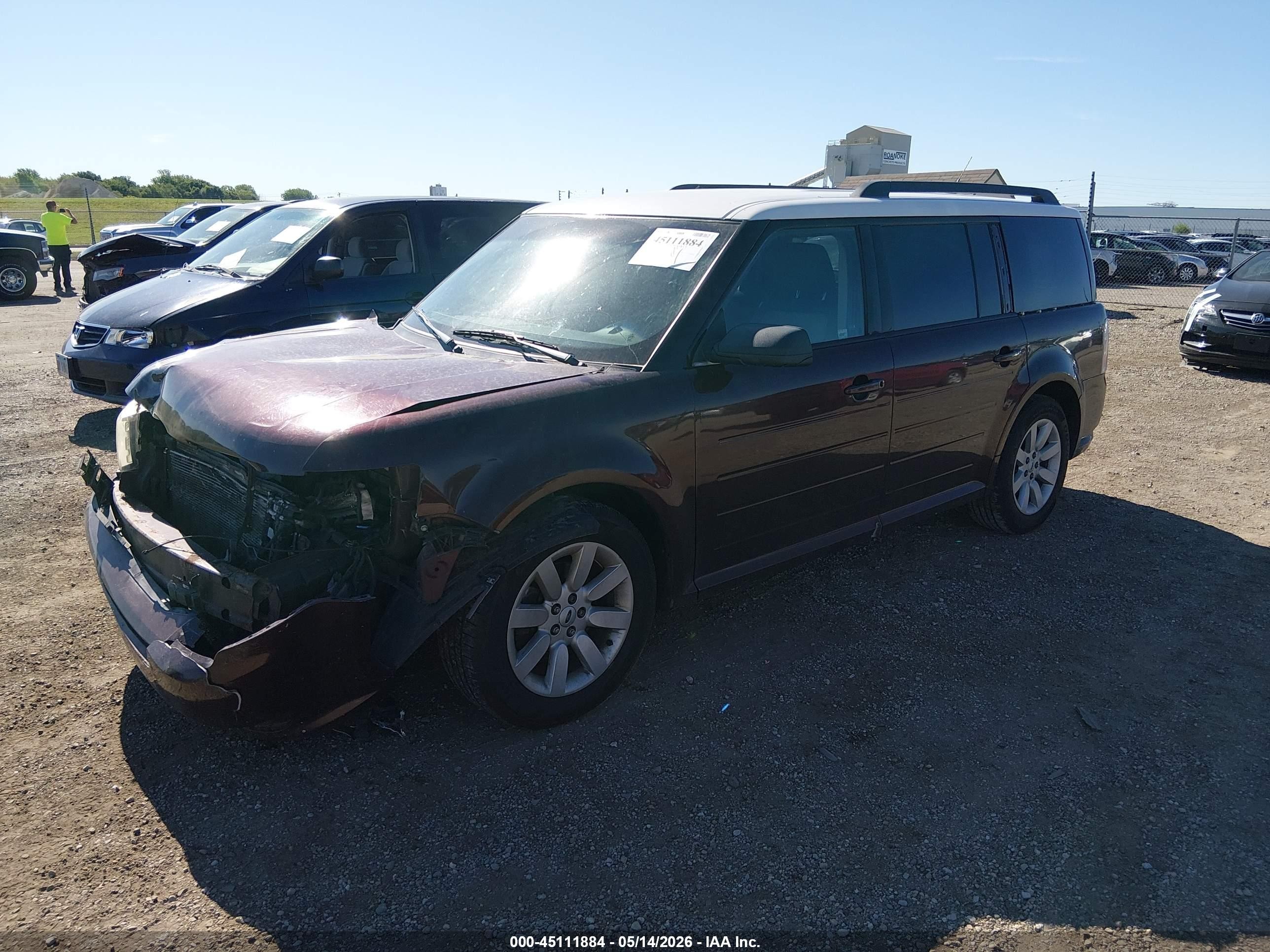 2009 Ford Flex Se Maroon vin: 2FMDK51CX9BA42720