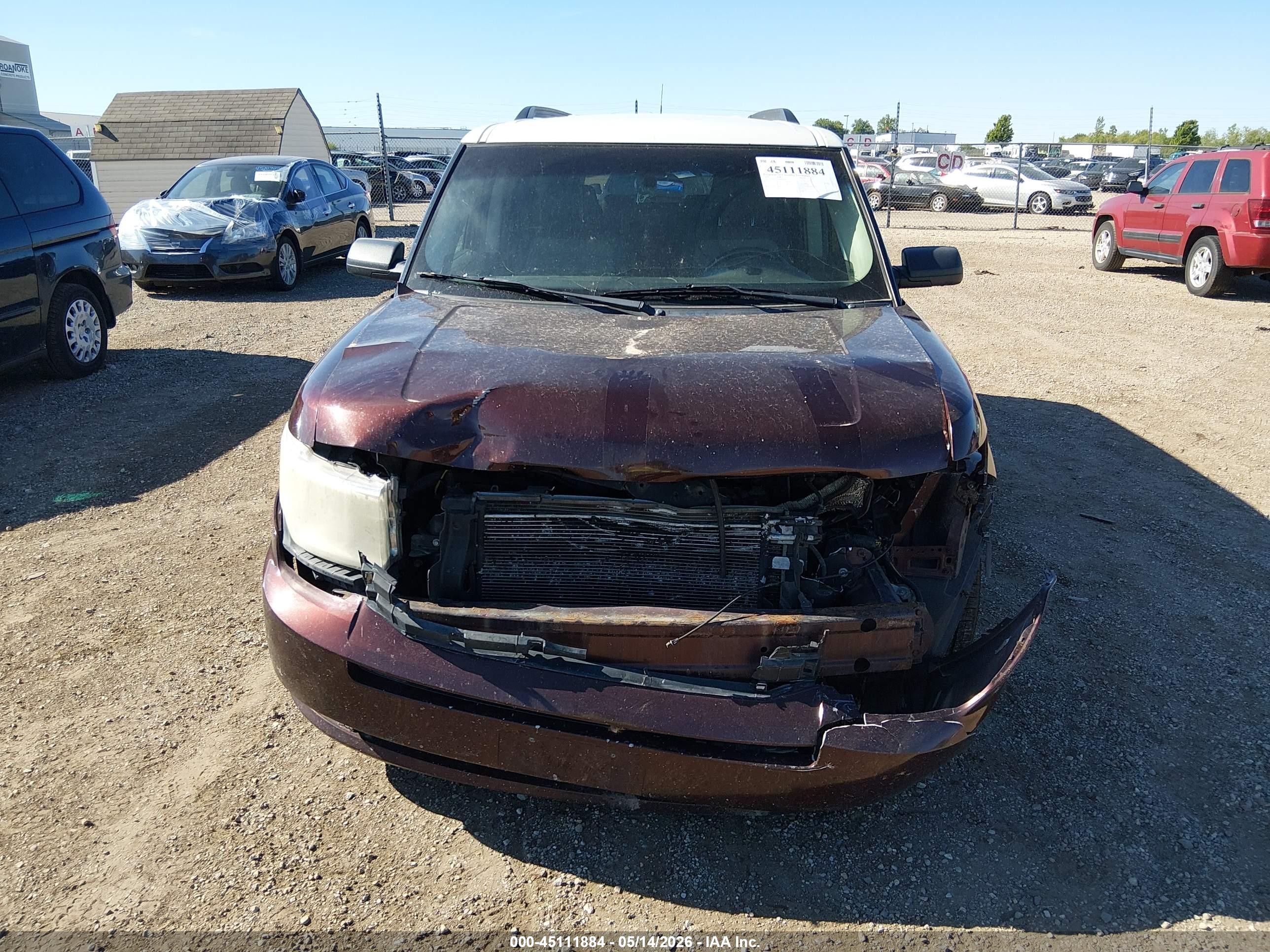 2009 Ford Flex Se Maroon vin: 2FMDK51CX9BA42720