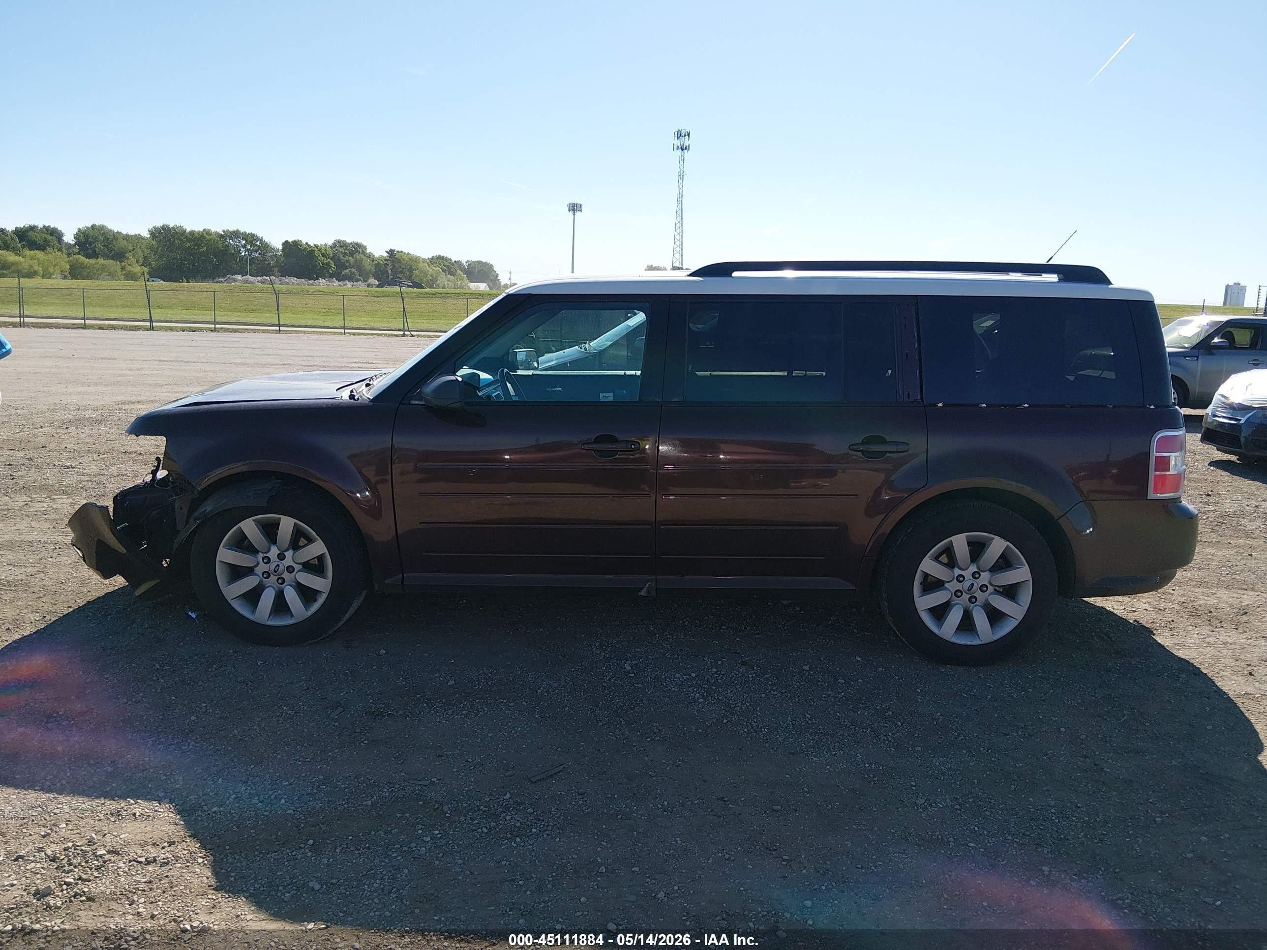 2009 Ford Flex Se Maroon vin: 2FMDK51CX9BA42720