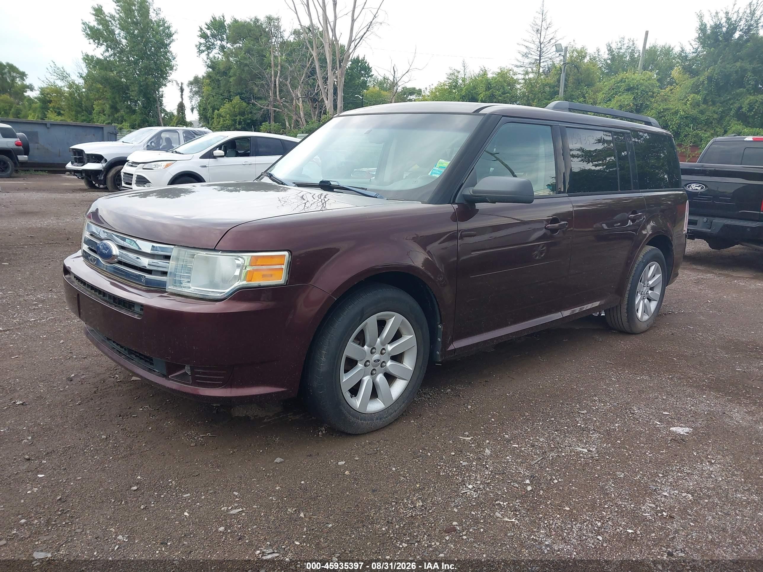 2009 Ford Flex Se Burgundy vin: 2FMDK51CX9BA73756