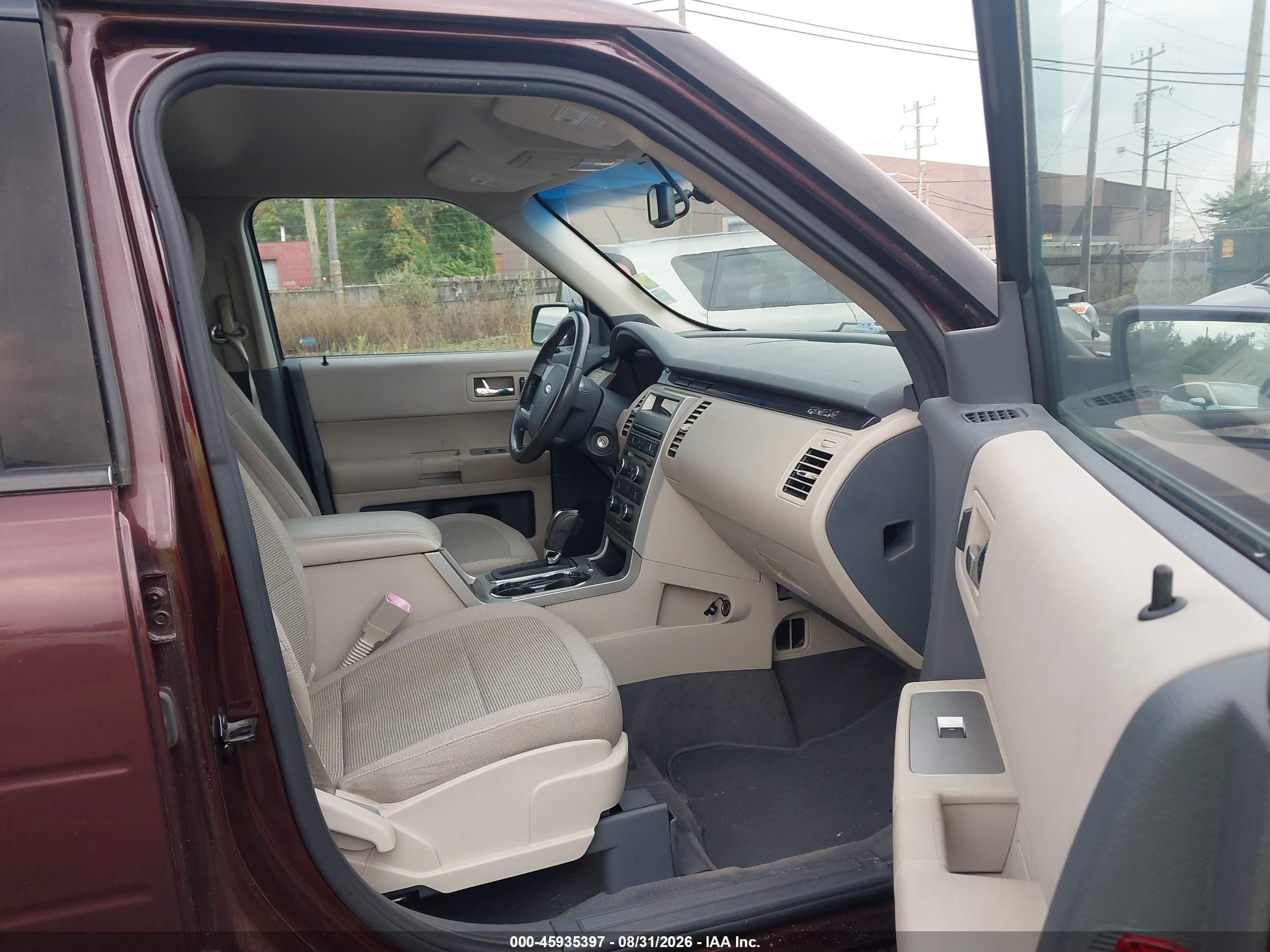 2009 Ford Flex Se Burgundy vin: 2FMDK51CX9BA73756