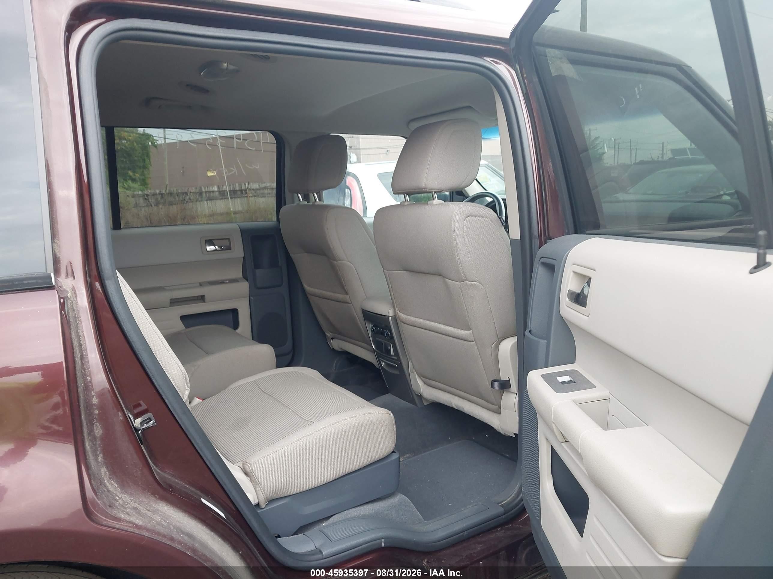 2009 Ford Flex Se Burgundy vin: 2FMDK51CX9BA73756
