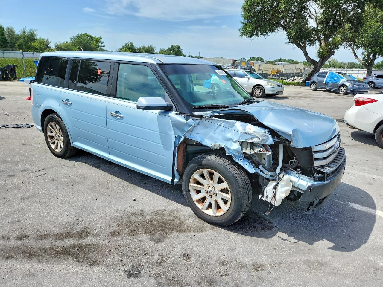 2009 Ford Flex Sel Blue vin: 2FMDK52C19BA04923