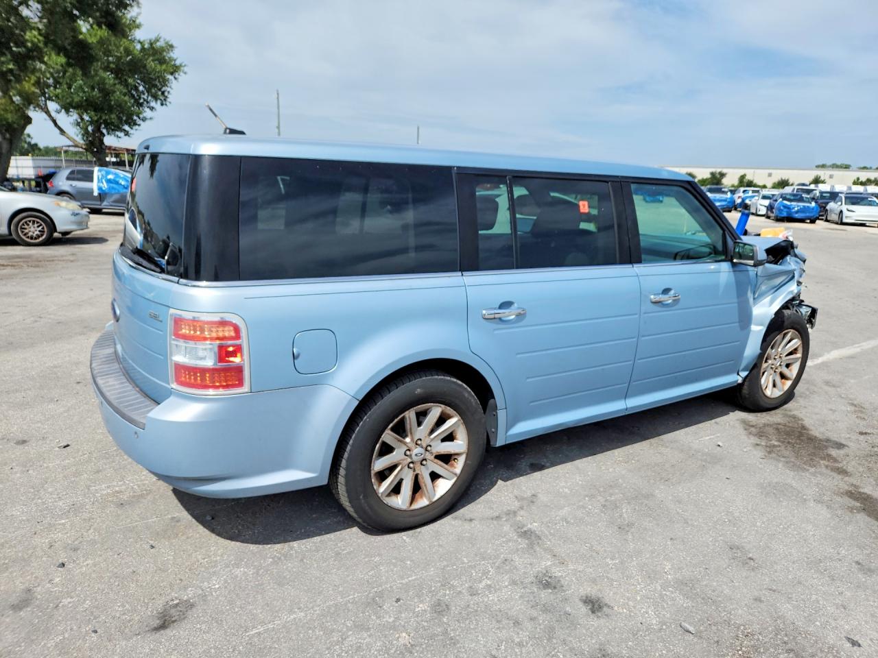2009 Ford Flex Sel Blue vin: 2FMDK52C19BA04923