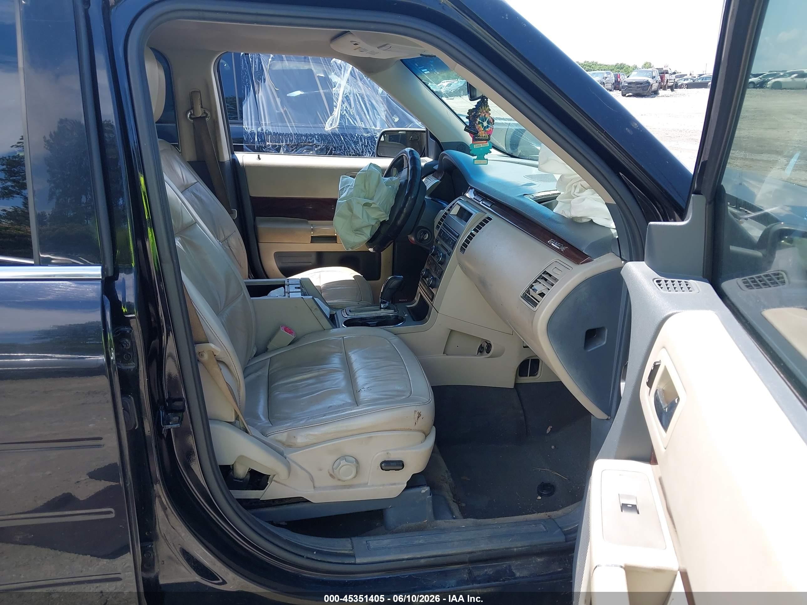 2009 Ford Flex Sel Black vin: 2FMDK52C19BA12116