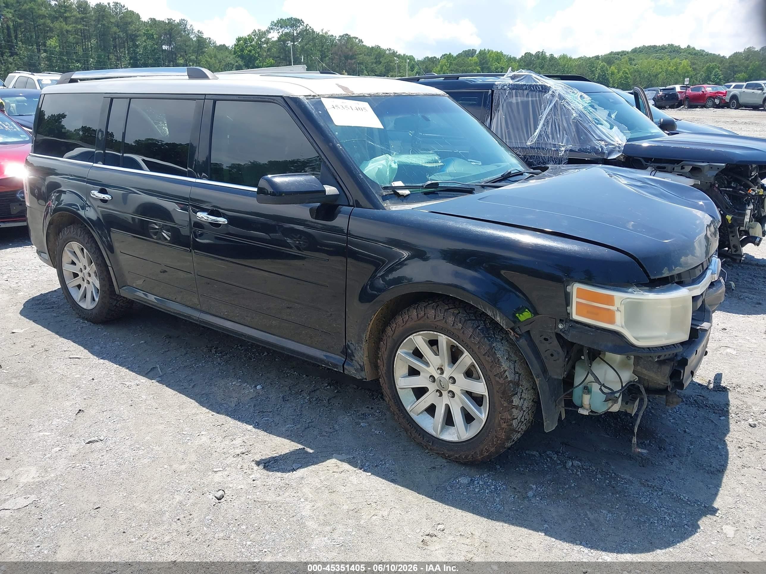 2009 Ford Flex Sel Black vin: 2FMDK52C19BA12116
