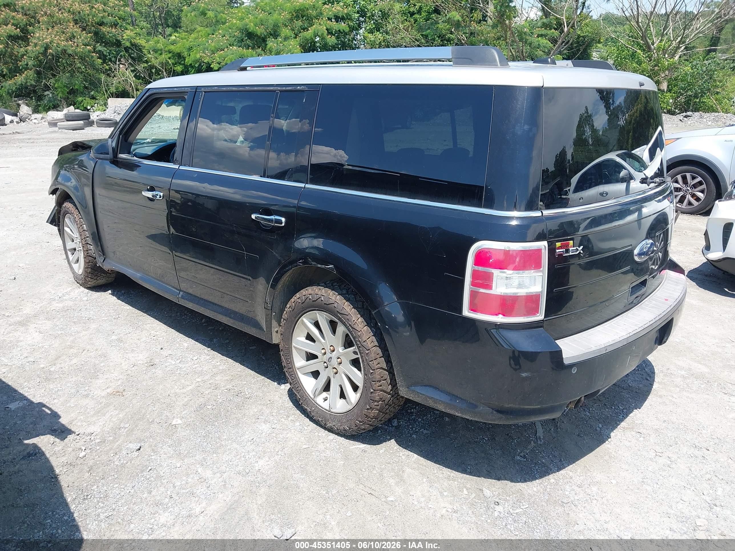 2009 Ford Flex Sel Black vin: 2FMDK52C19BA12116