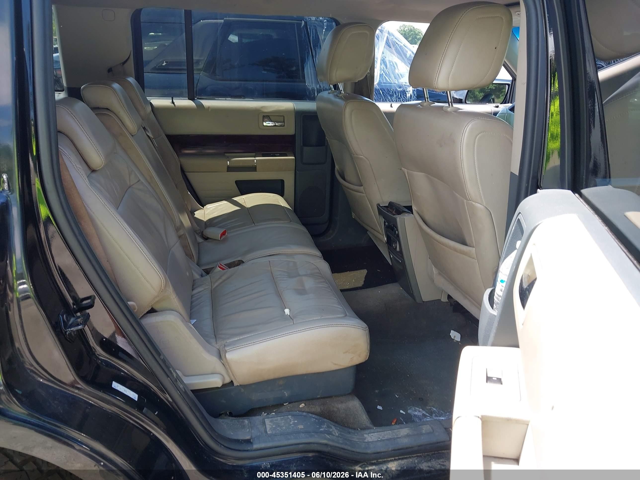 2009 Ford Flex Sel Black vin: 2FMDK52C19BA12116