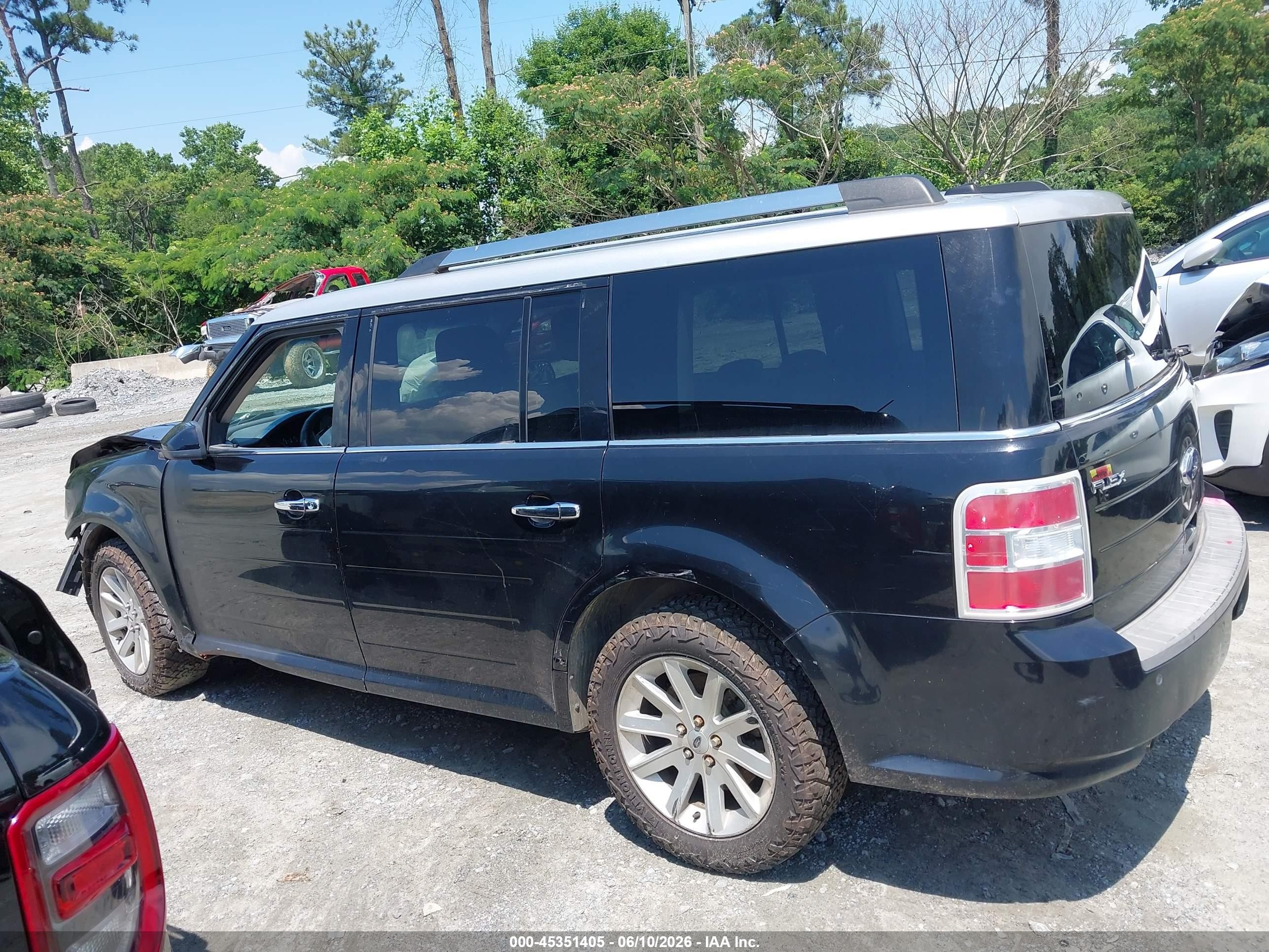 2009 Ford Flex Sel Black vin: 2FMDK52C19BA12116