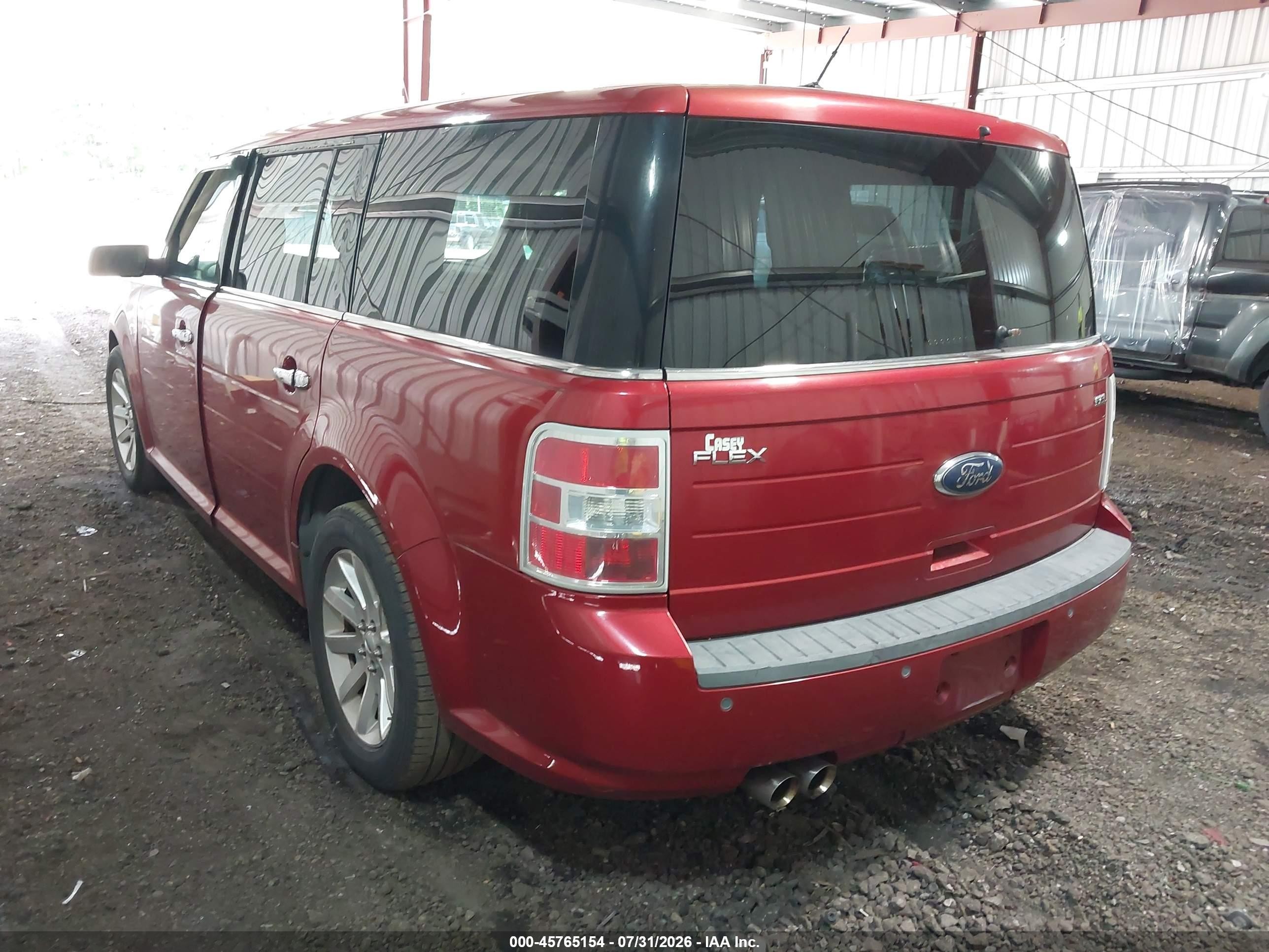 2009 Ford Flex Sel Красный vin: 2FMDK52C19BA12746