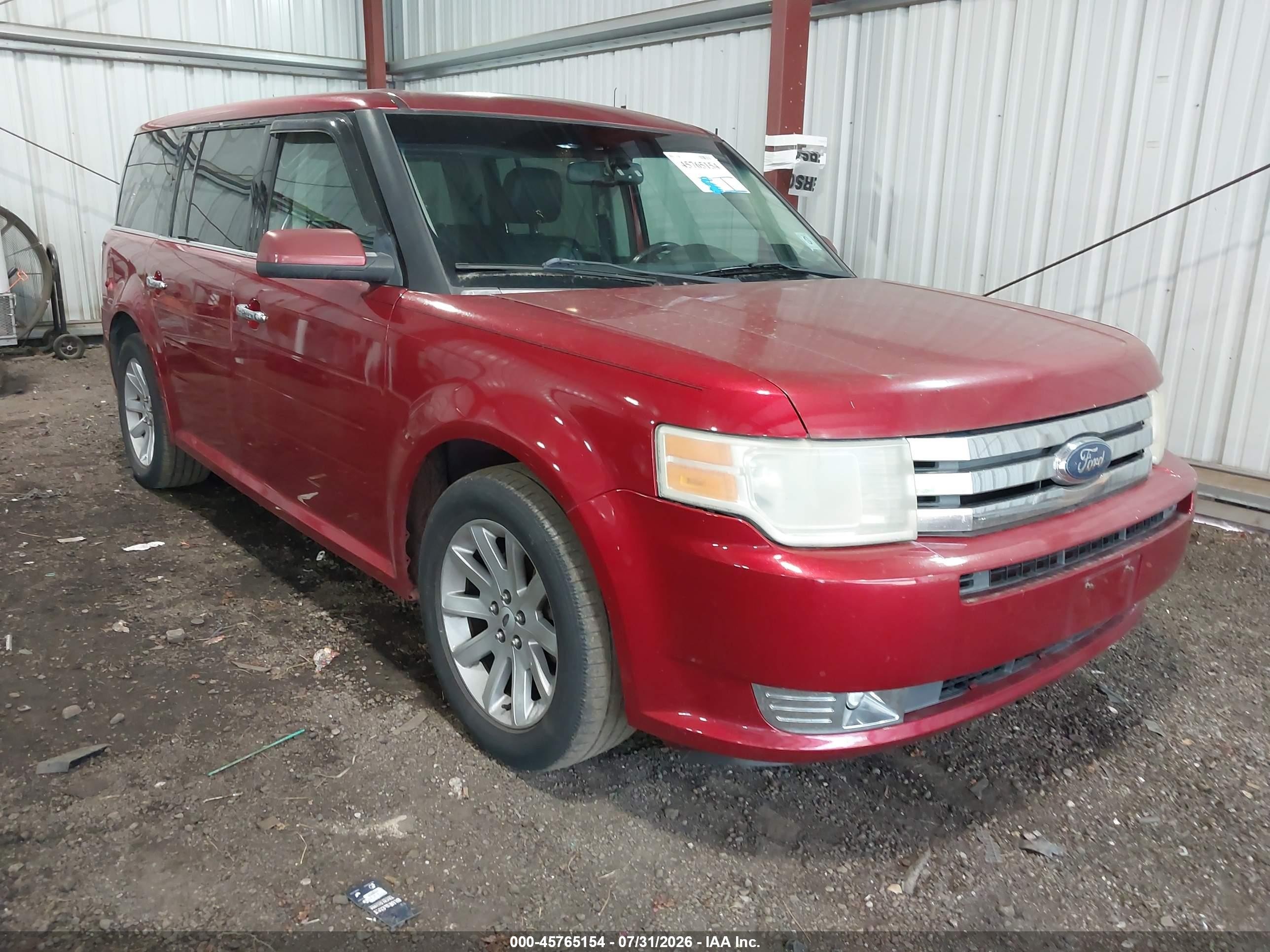 2009 Ford Flex Sel Красный vin: 2FMDK52C19BA12746