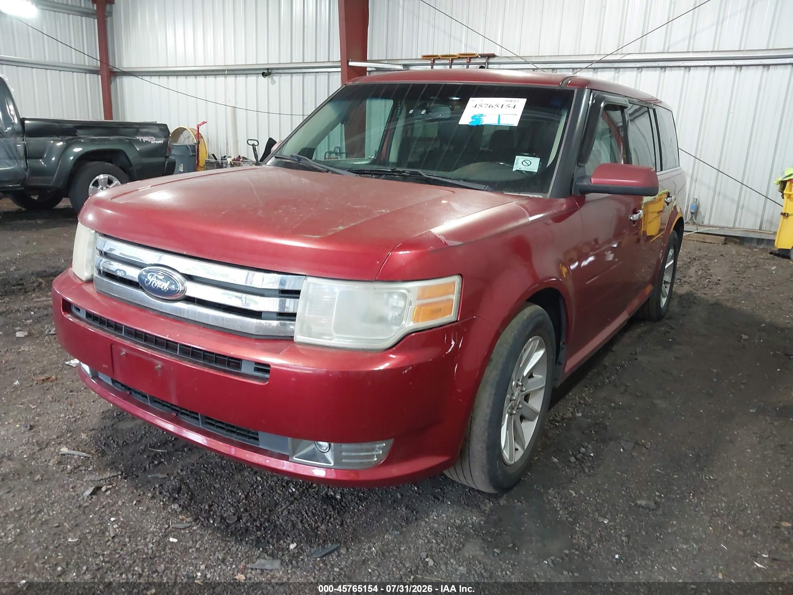 2009 Ford Flex Sel Красный vin: 2FMDK52C19BA12746