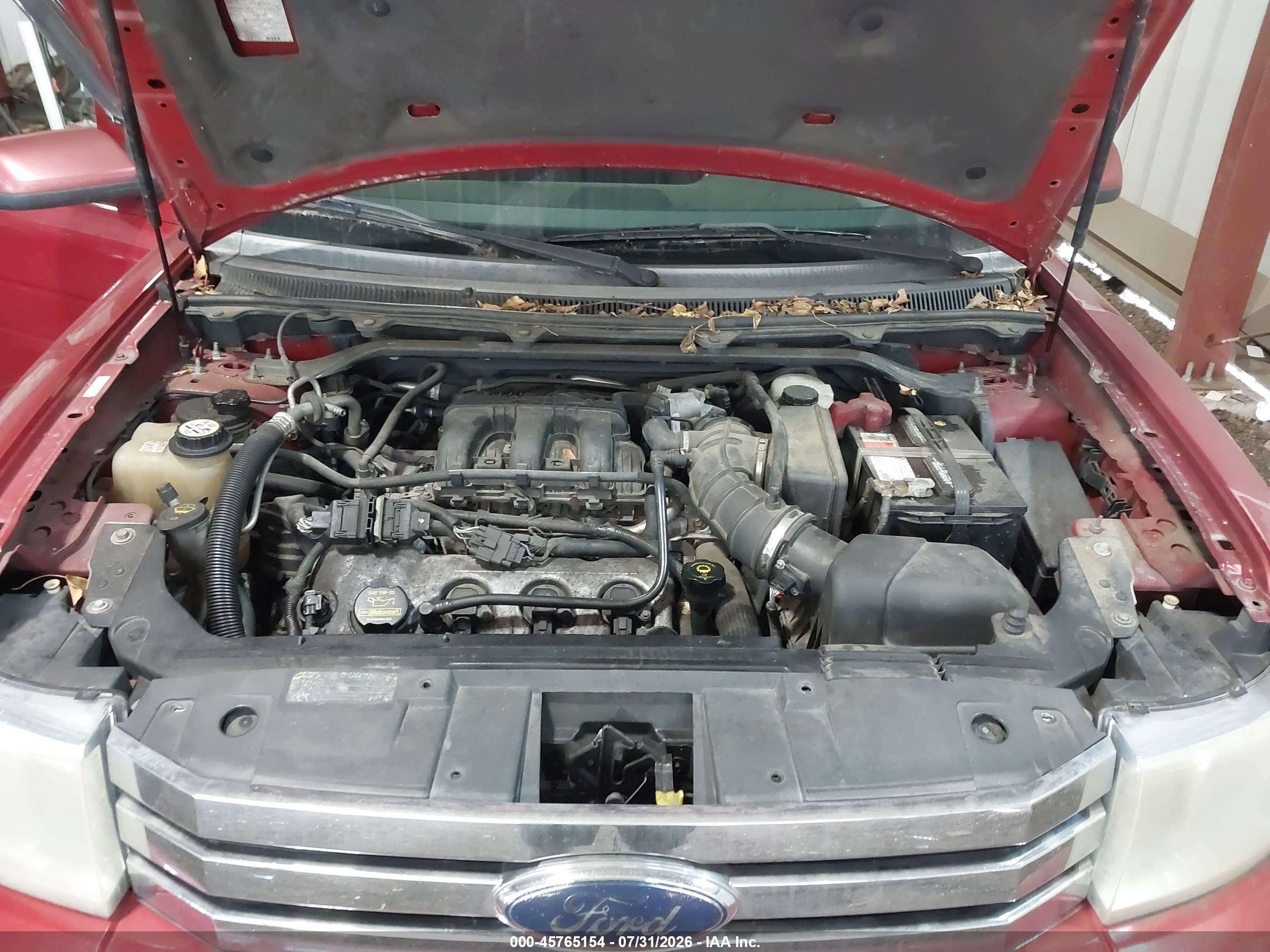 2009 Ford Flex Sel Красный vin: 2FMDK52C19BA12746