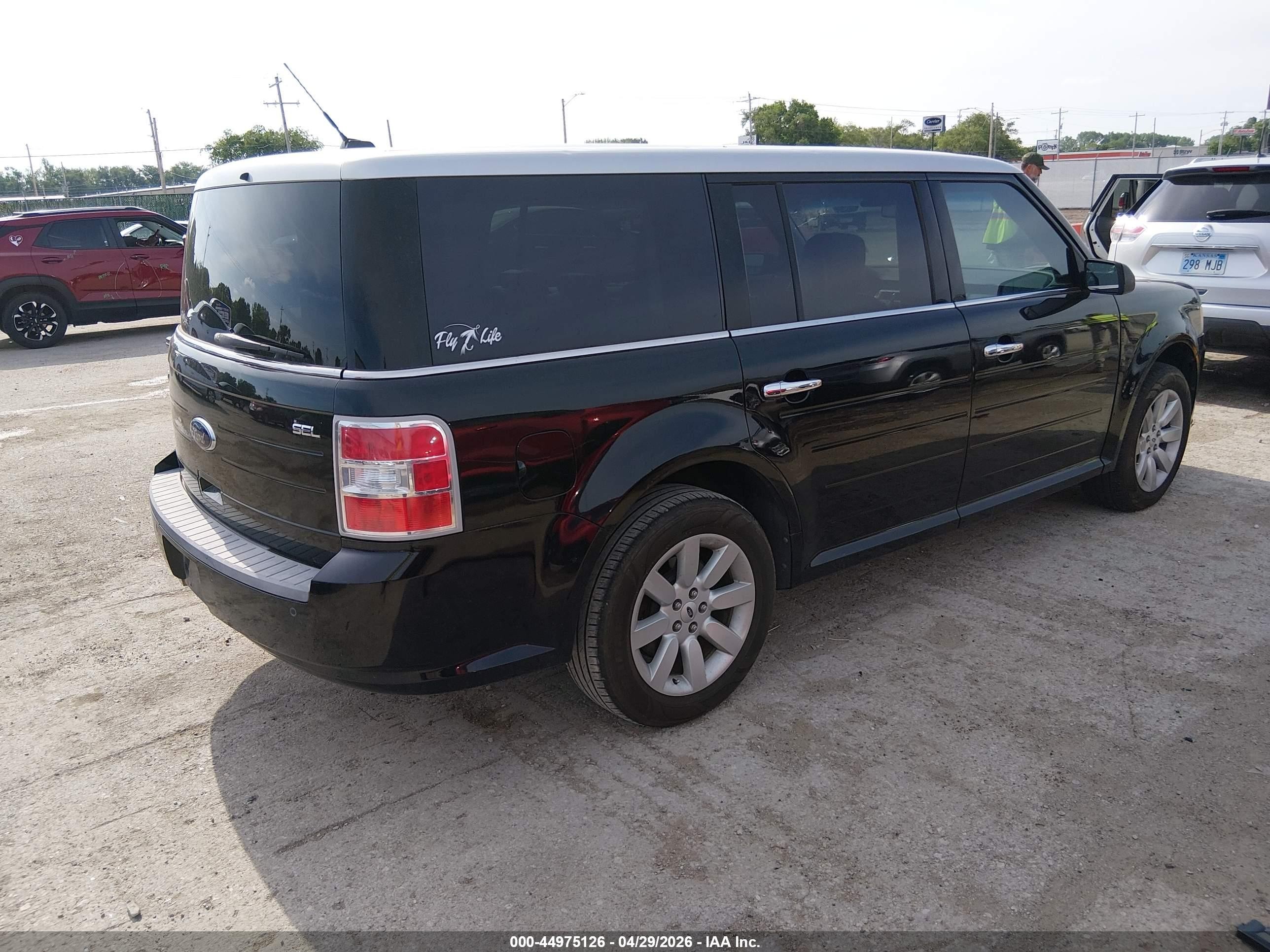 2009 Ford Flex Sel Black vin: 2FMDK52C19BA28767