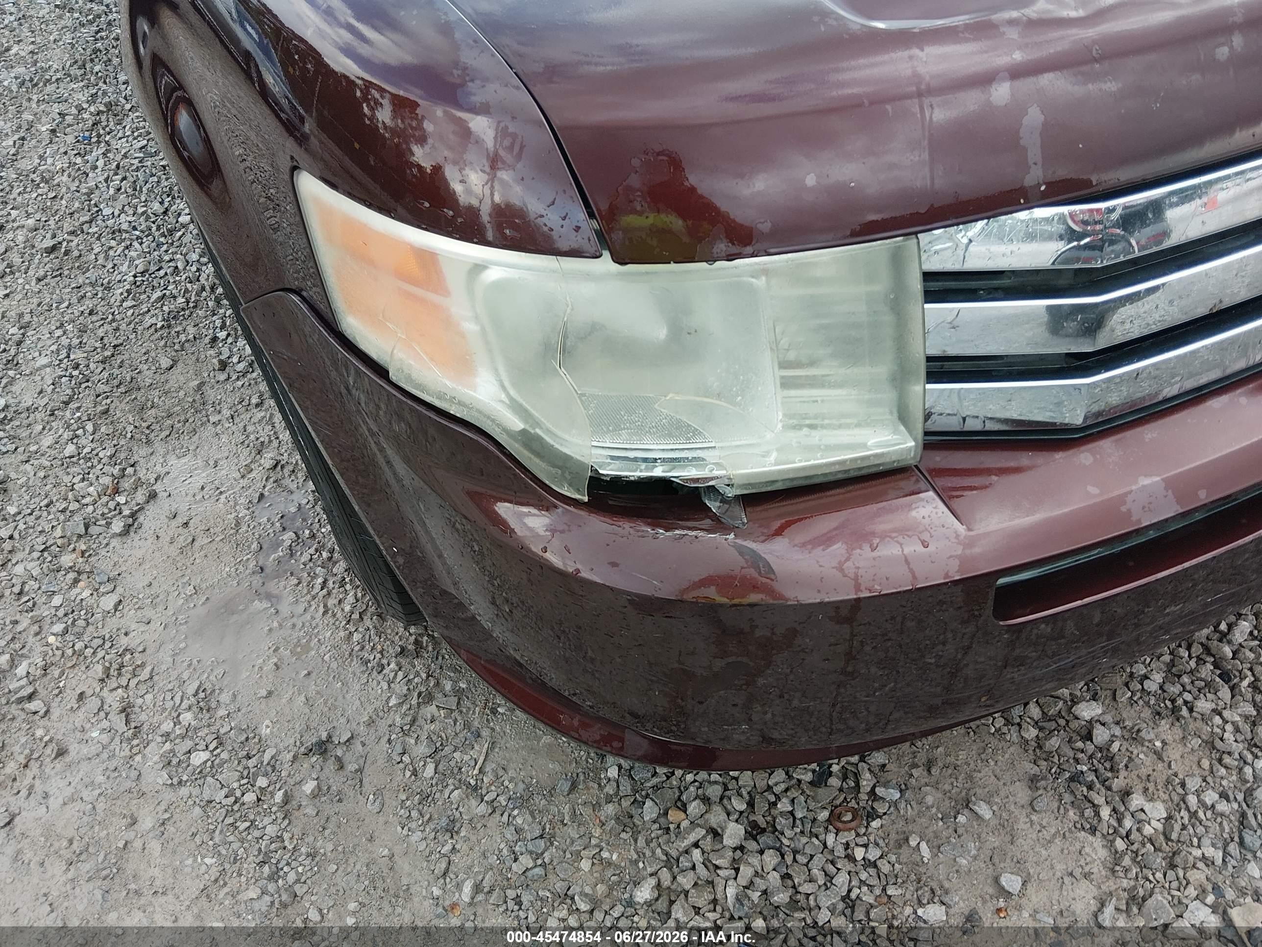 2009 Ford Flex Sel Red vin: 2FMDK52C29BA50678