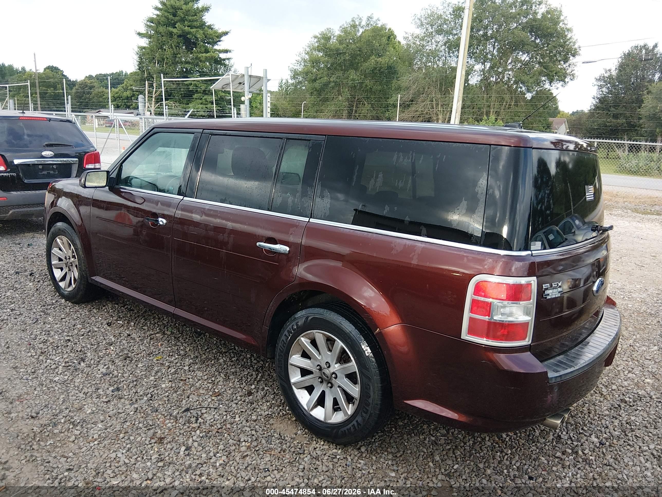 2009 Ford Flex Sel Red vin: 2FMDK52C29BA50678