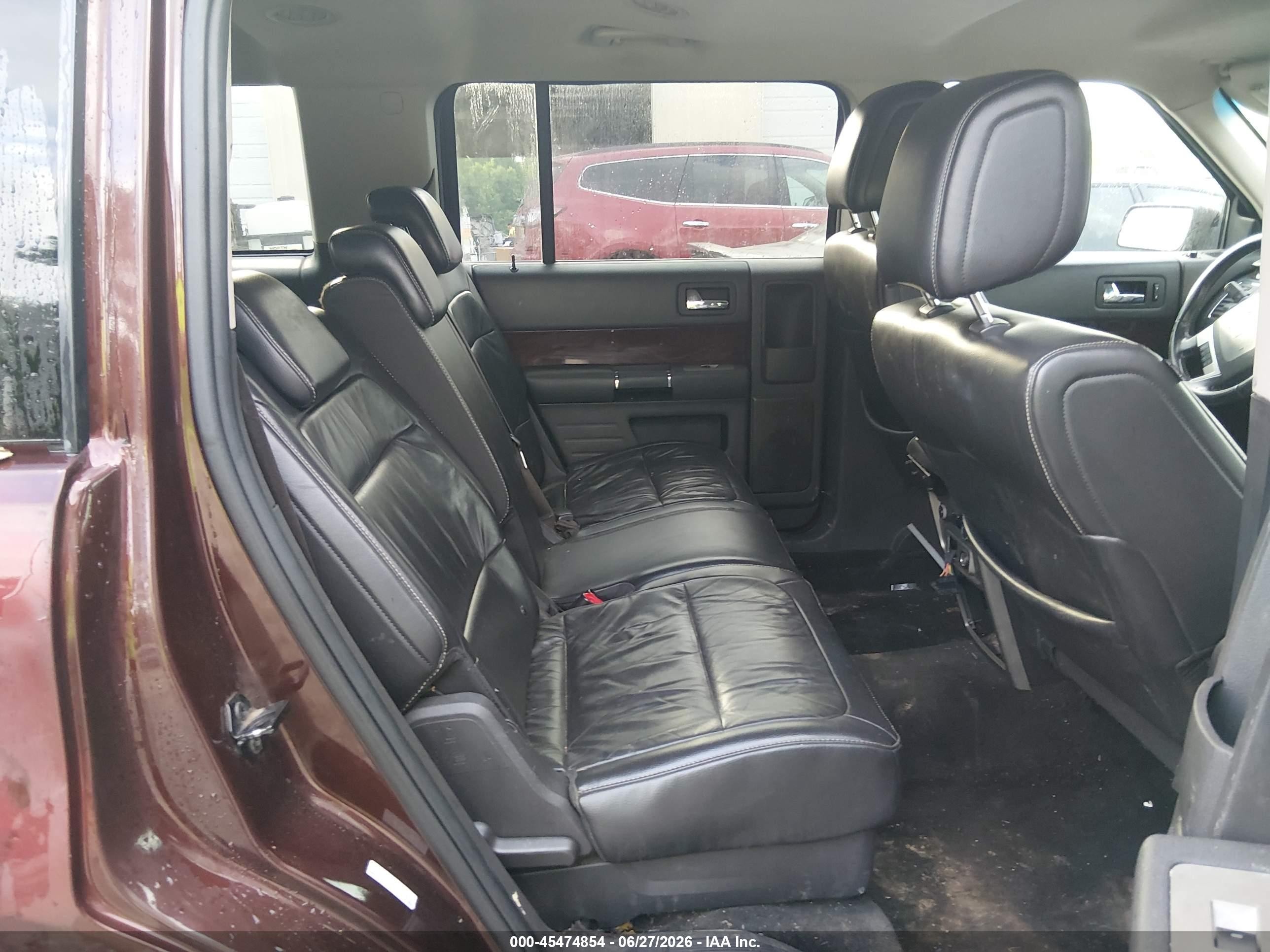 2009 Ford Flex Sel Red vin: 2FMDK52C29BA50678