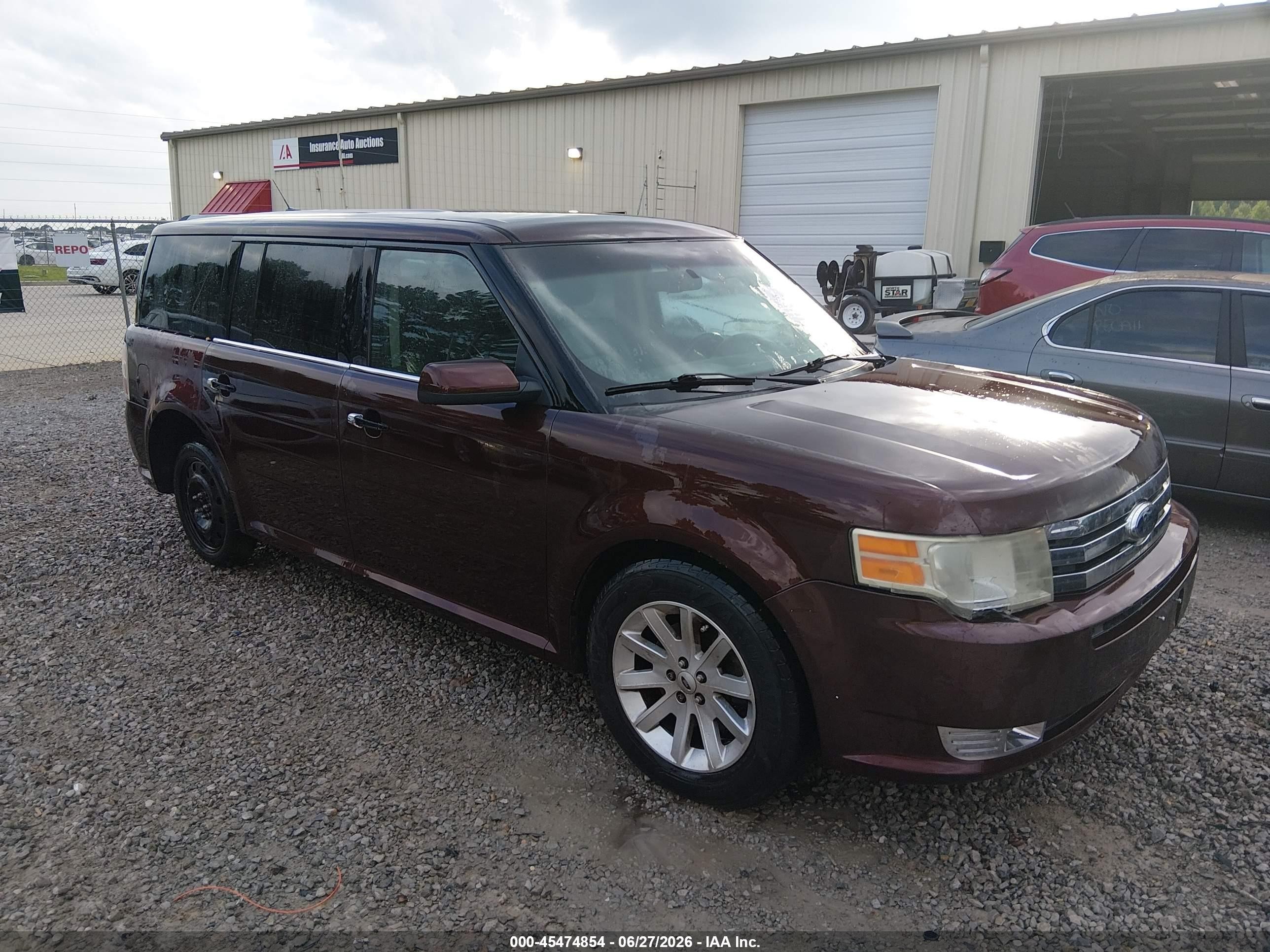 2009 Ford Flex Sel Red vin: 2FMDK52C29BA50678