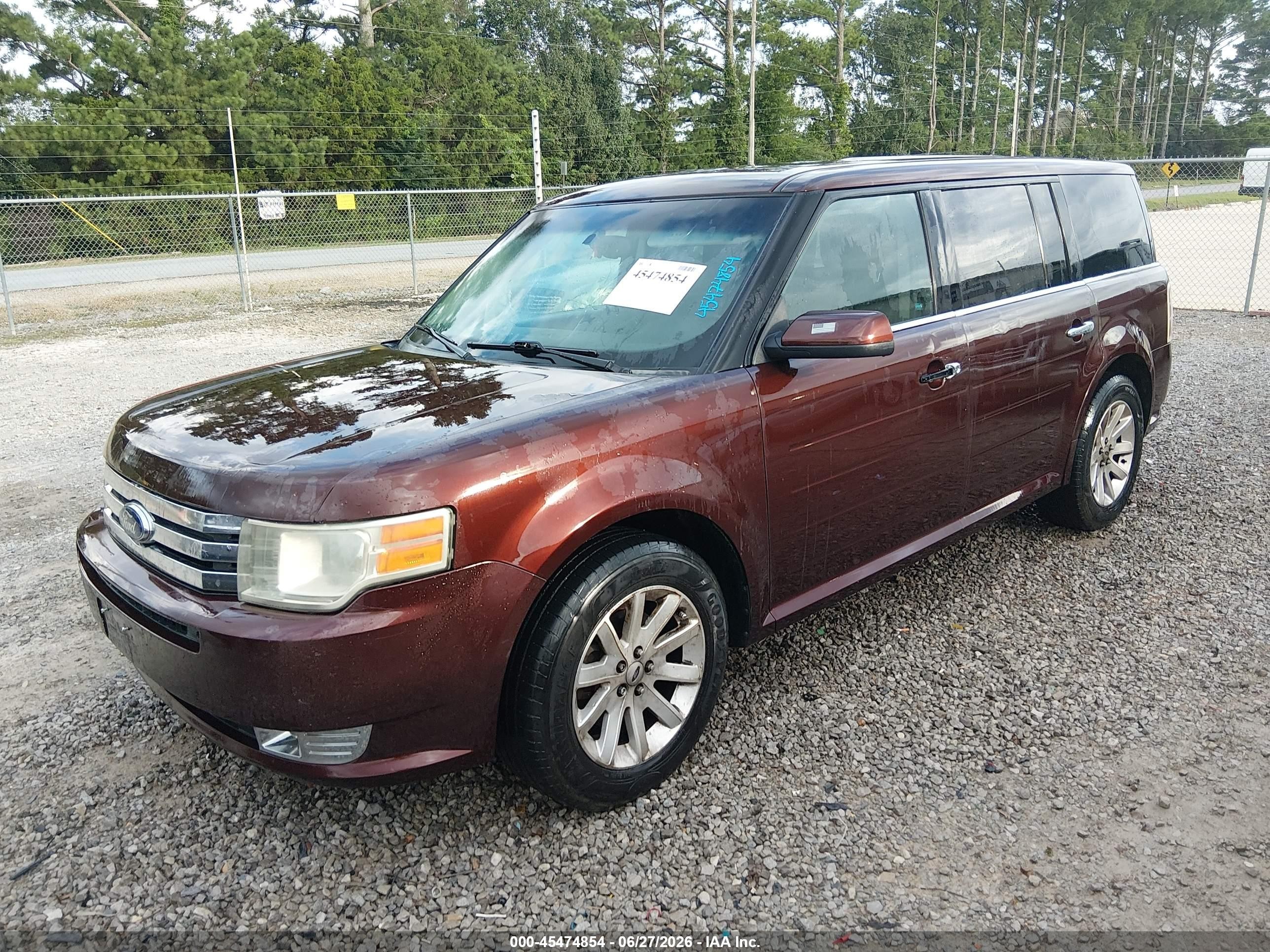 2009 Ford Flex Sel Red vin: 2FMDK52C29BA50678