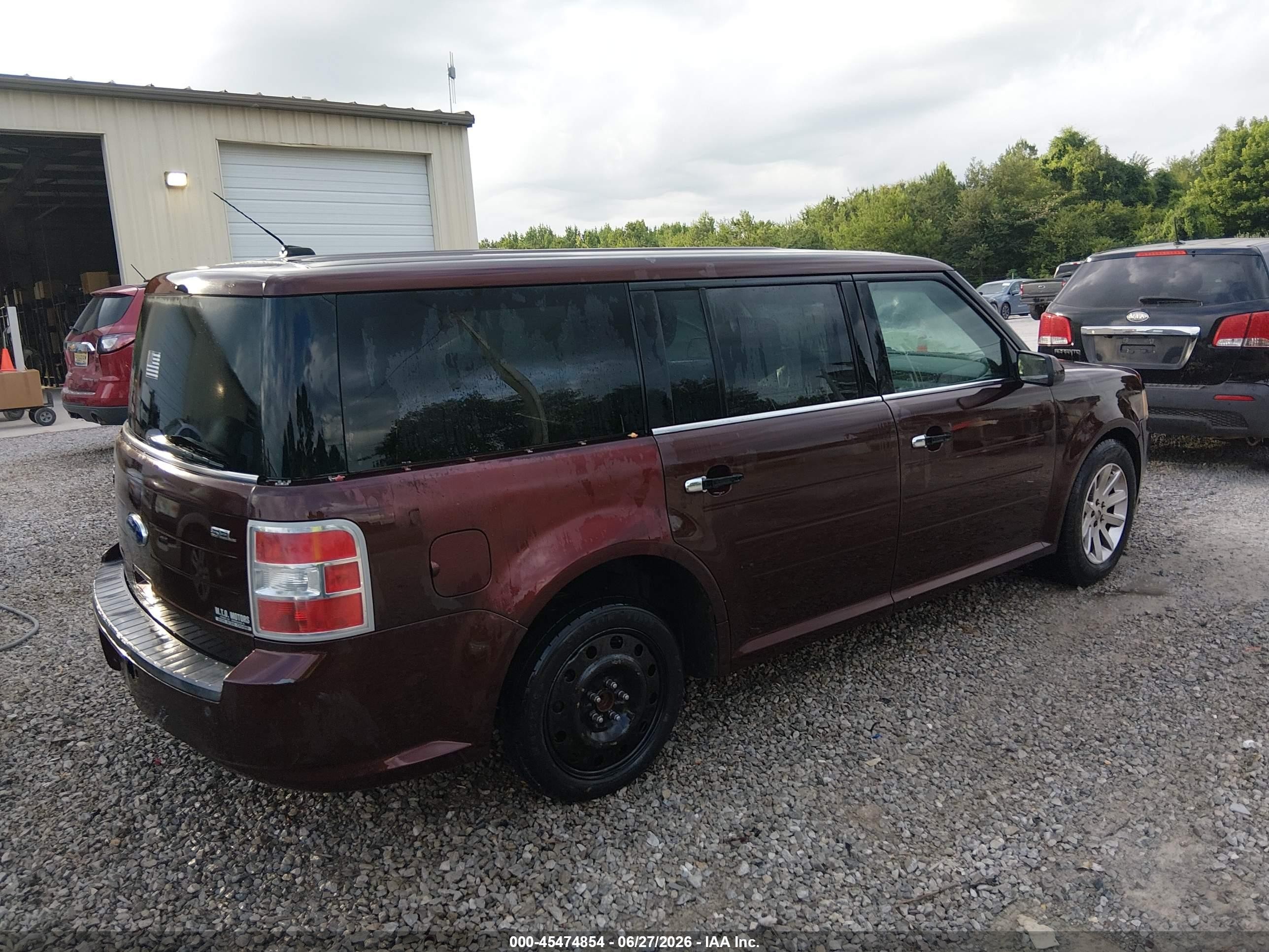 2009 Ford Flex Sel Red vin: 2FMDK52C29BA50678