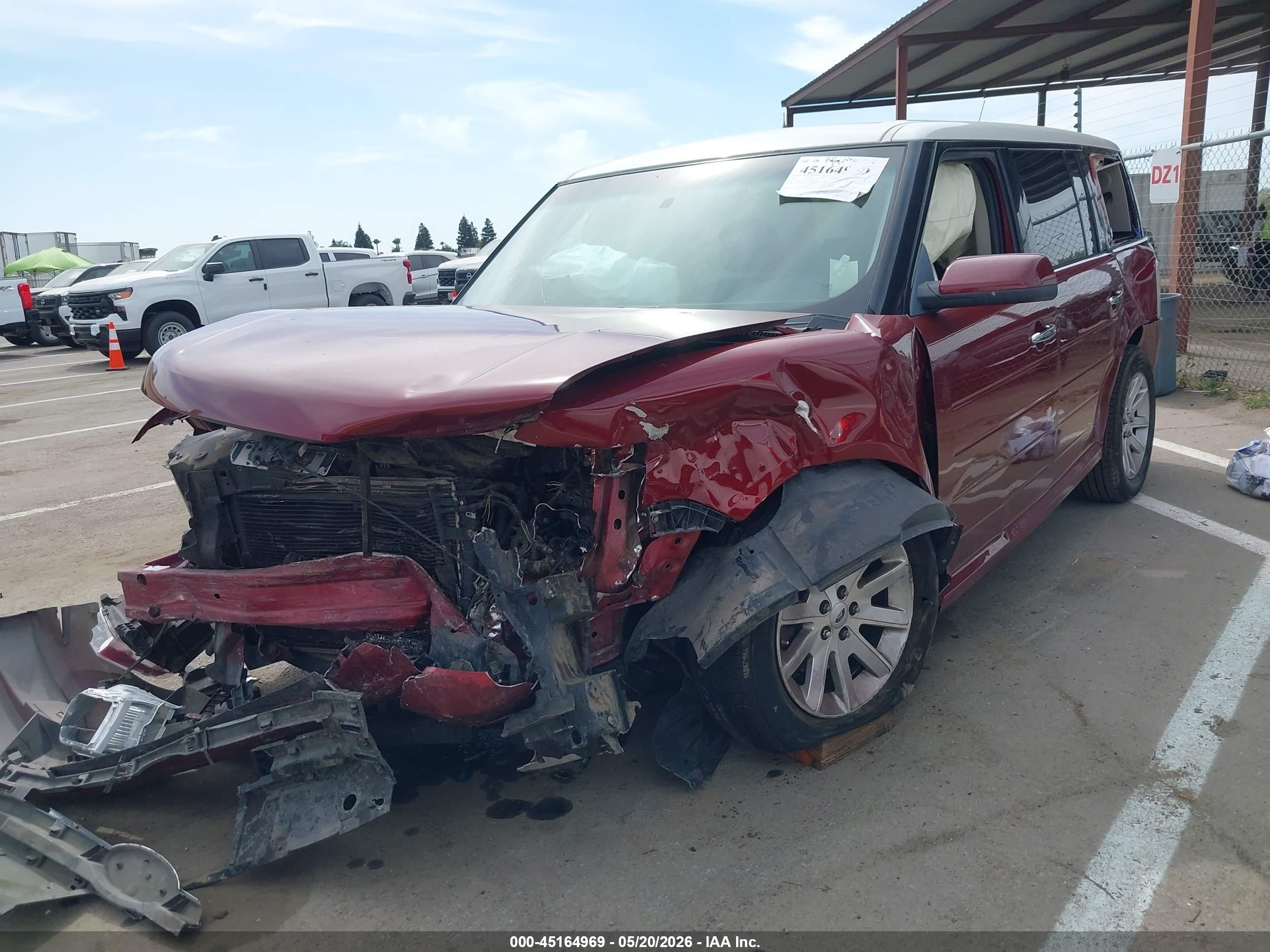 2009 Ford Flex Sel Burgundy vin: 2FMDK52C29BA90257