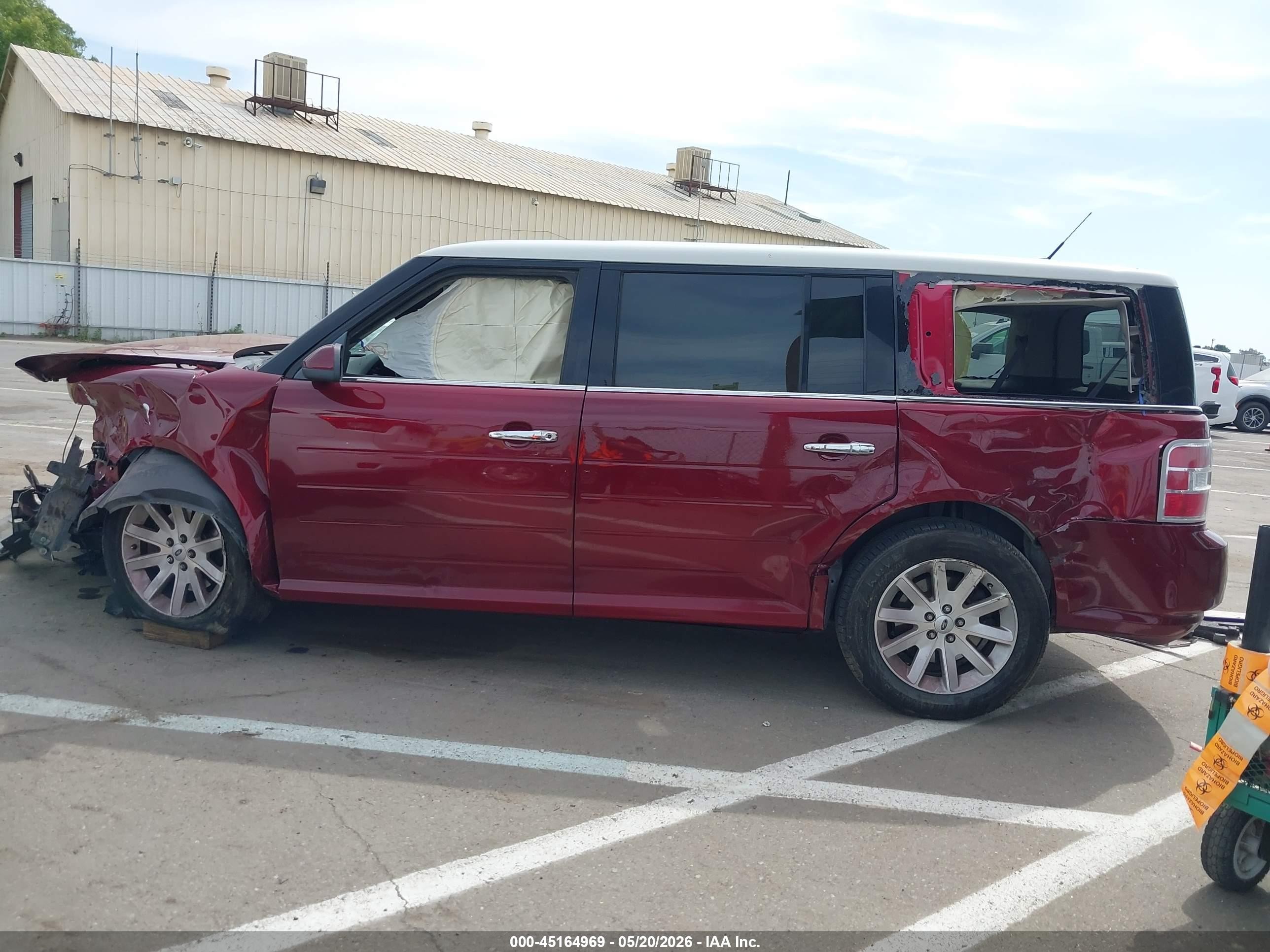 2009 Ford Flex Sel Burgundy vin: 2FMDK52C29BA90257