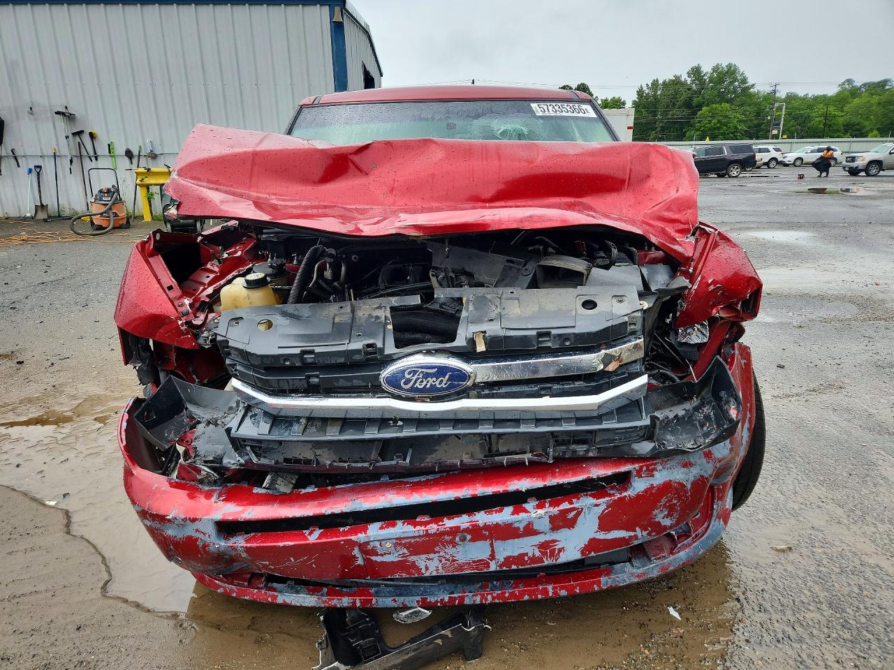 2009 Ford Flex Sel Red vin: 2FMDK52C39BA04616