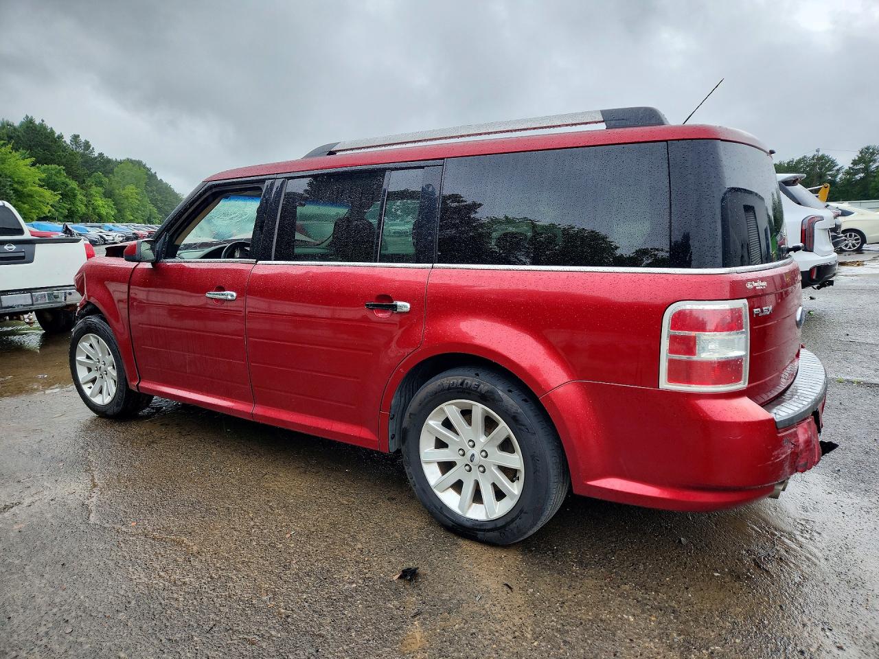 2009 Ford Flex Sel Red vin: 2FMDK52C39BA04616