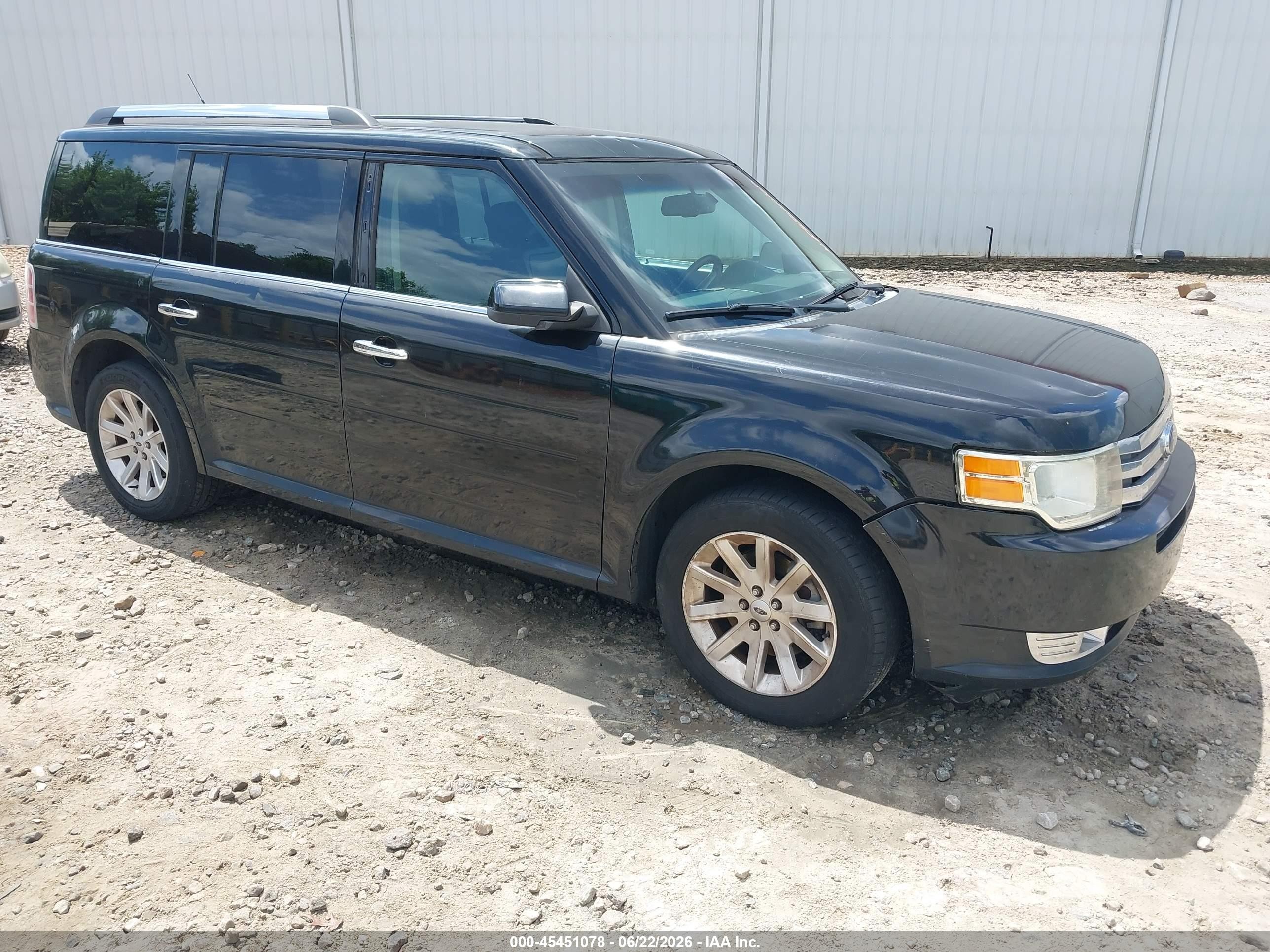 2009 Ford Flex Sel Black vin: 2FMDK52C39BA17804
