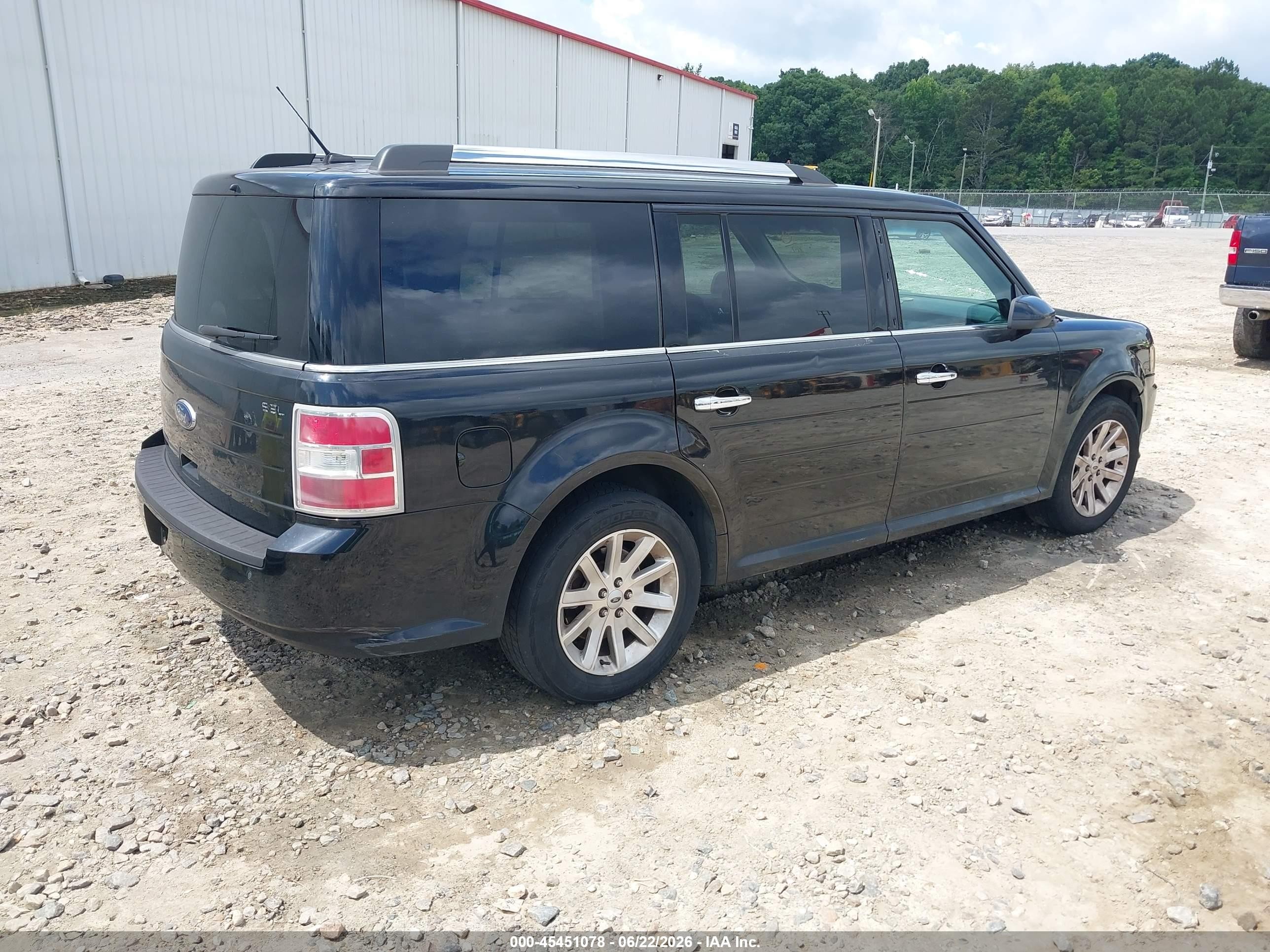 2009 Ford Flex Sel Black vin: 2FMDK52C39BA17804