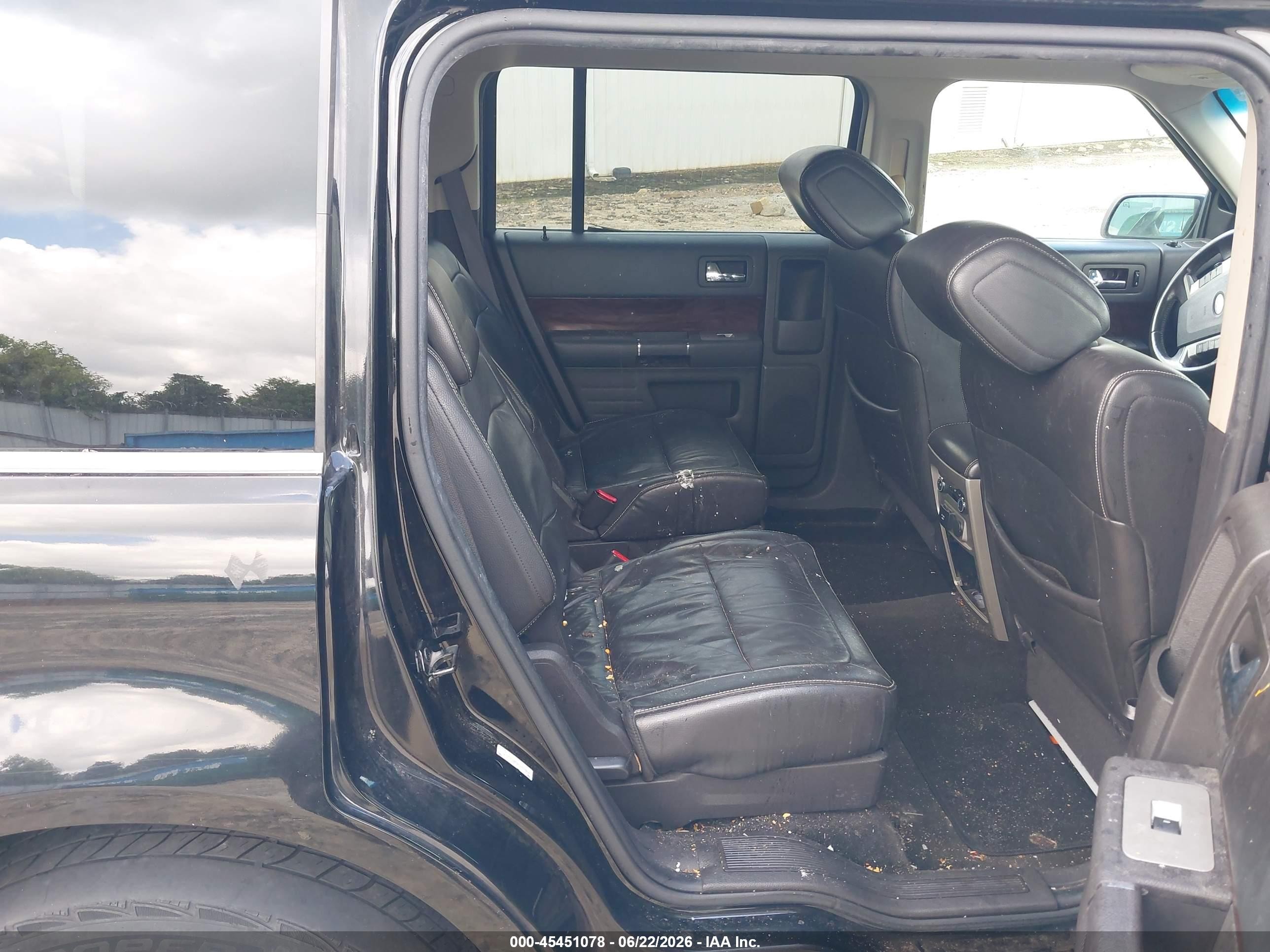 2009 Ford Flex Sel Black vin: 2FMDK52C39BA17804