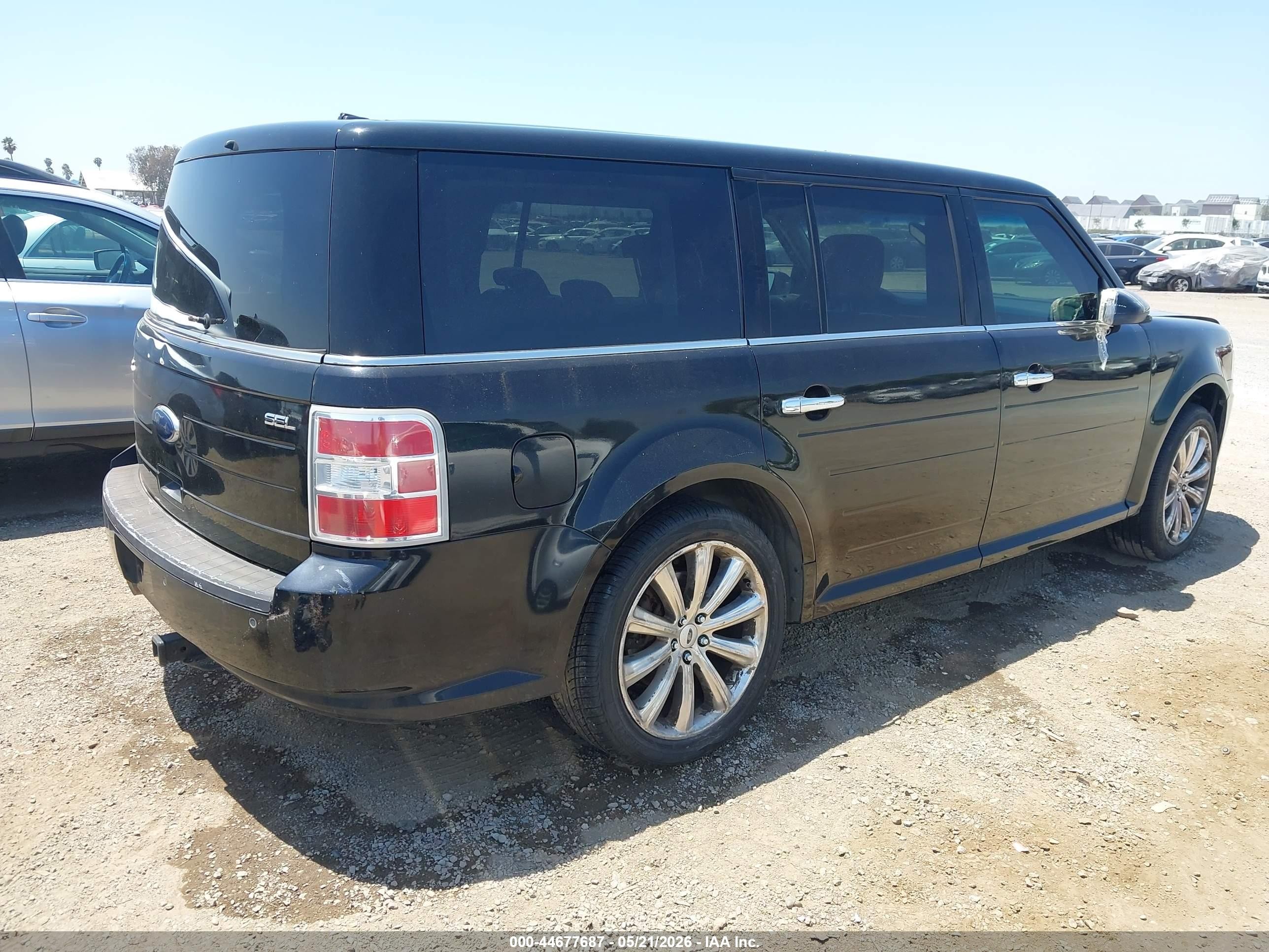 2009 Ford Flex Sel Black vin: 2FMDK52C39BA19228