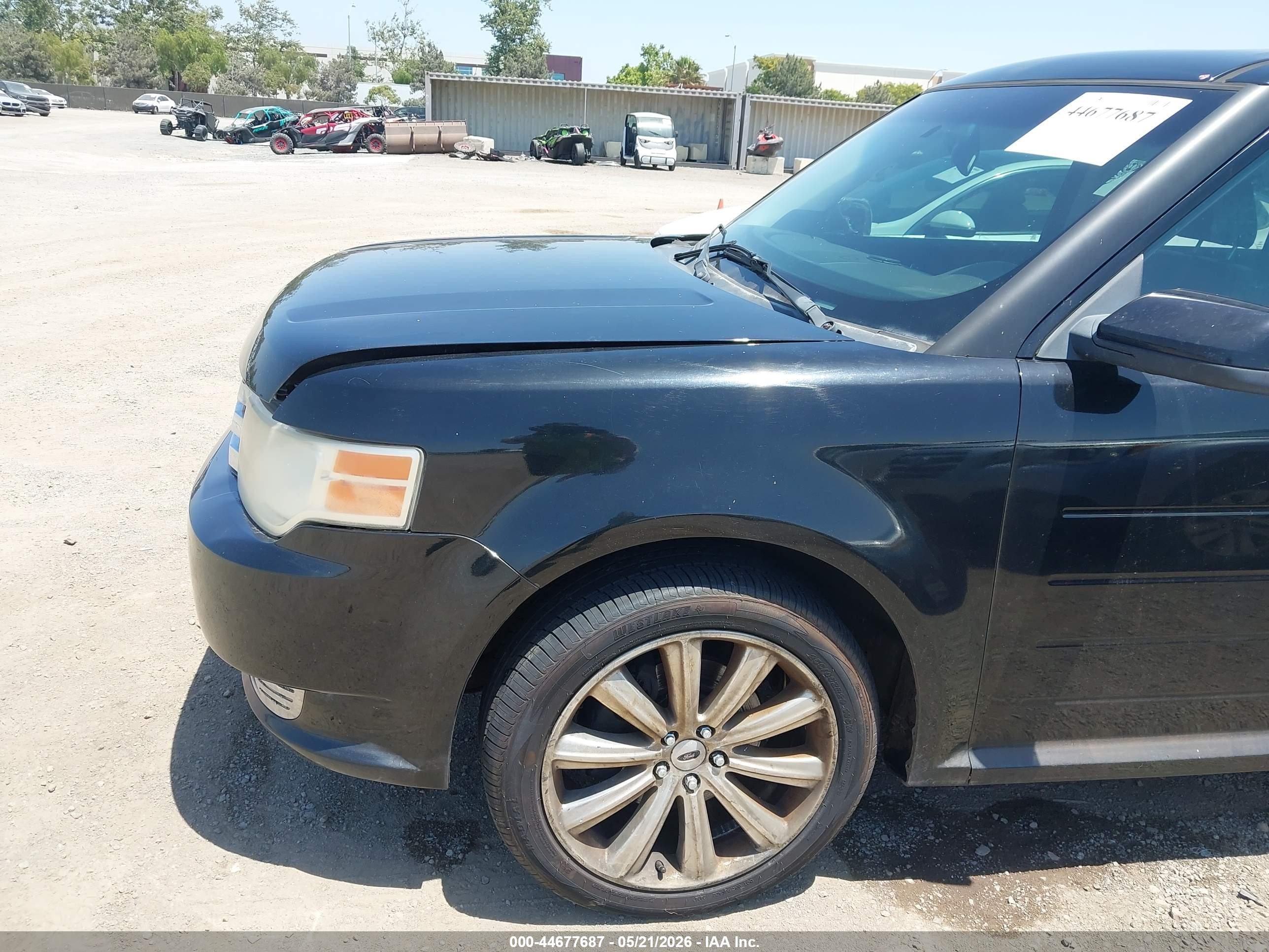 2009 Ford Flex Sel Black vin: 2FMDK52C39BA19228