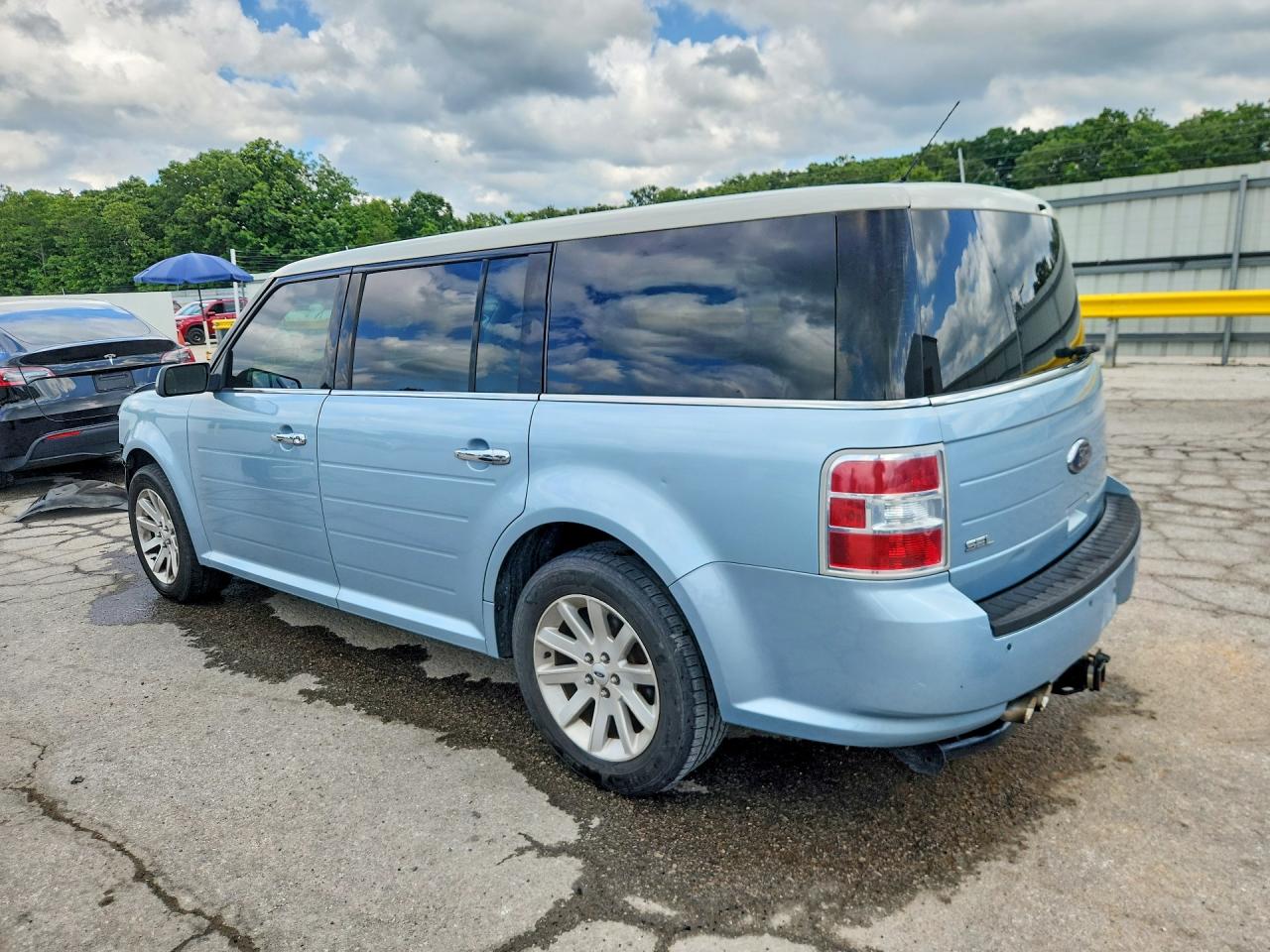 2009 Ford Flex Sel Blue vin: 2FMDK52C49BA26964