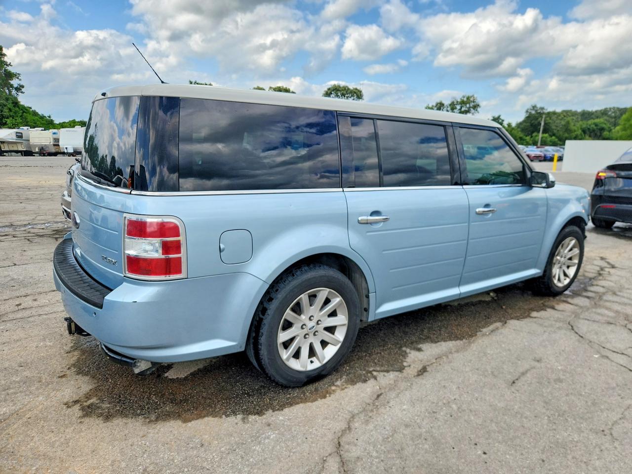 2009 Ford Flex Sel Blue vin: 2FMDK52C49BA26964
