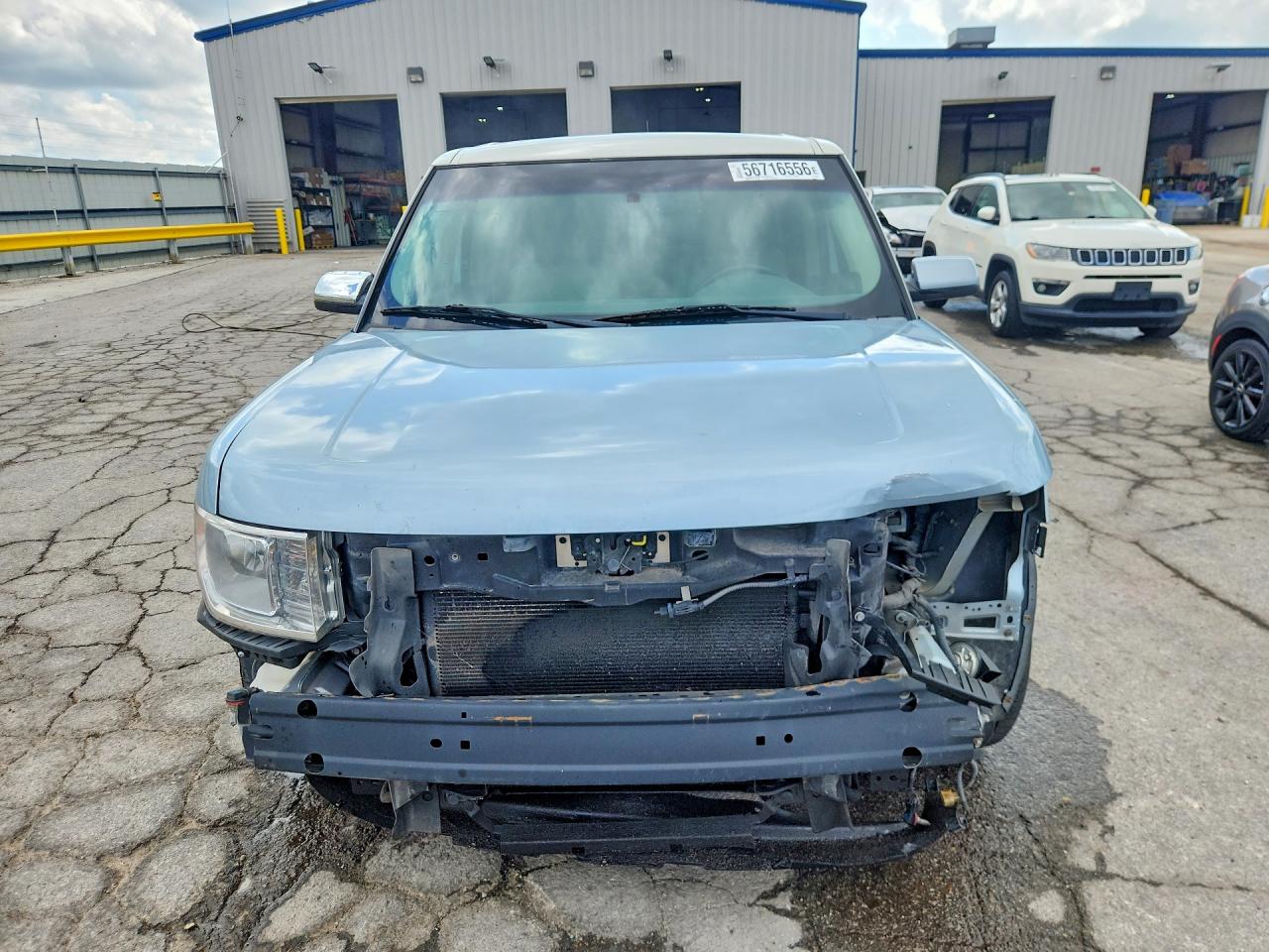 2009 Ford Flex Sel Blue vin: 2FMDK52C49BA26964
