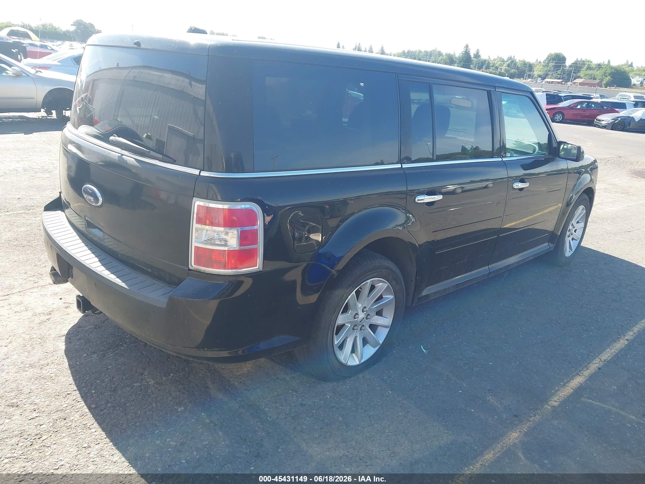 2009 Ford Flex Sel Black vin: 2FMDK52C49BA37544