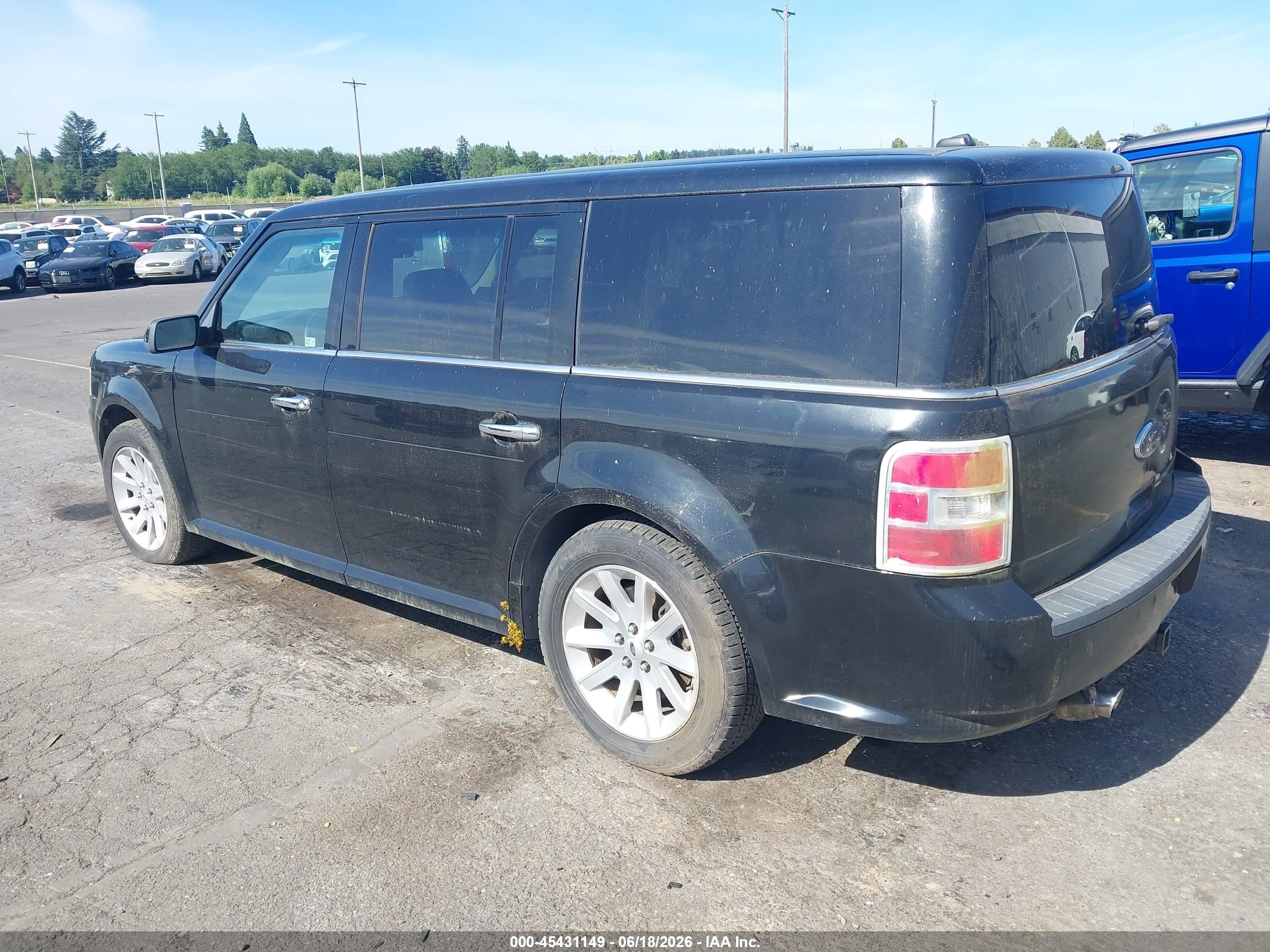 2009 Ford Flex Sel Black vin: 2FMDK52C49BA37544