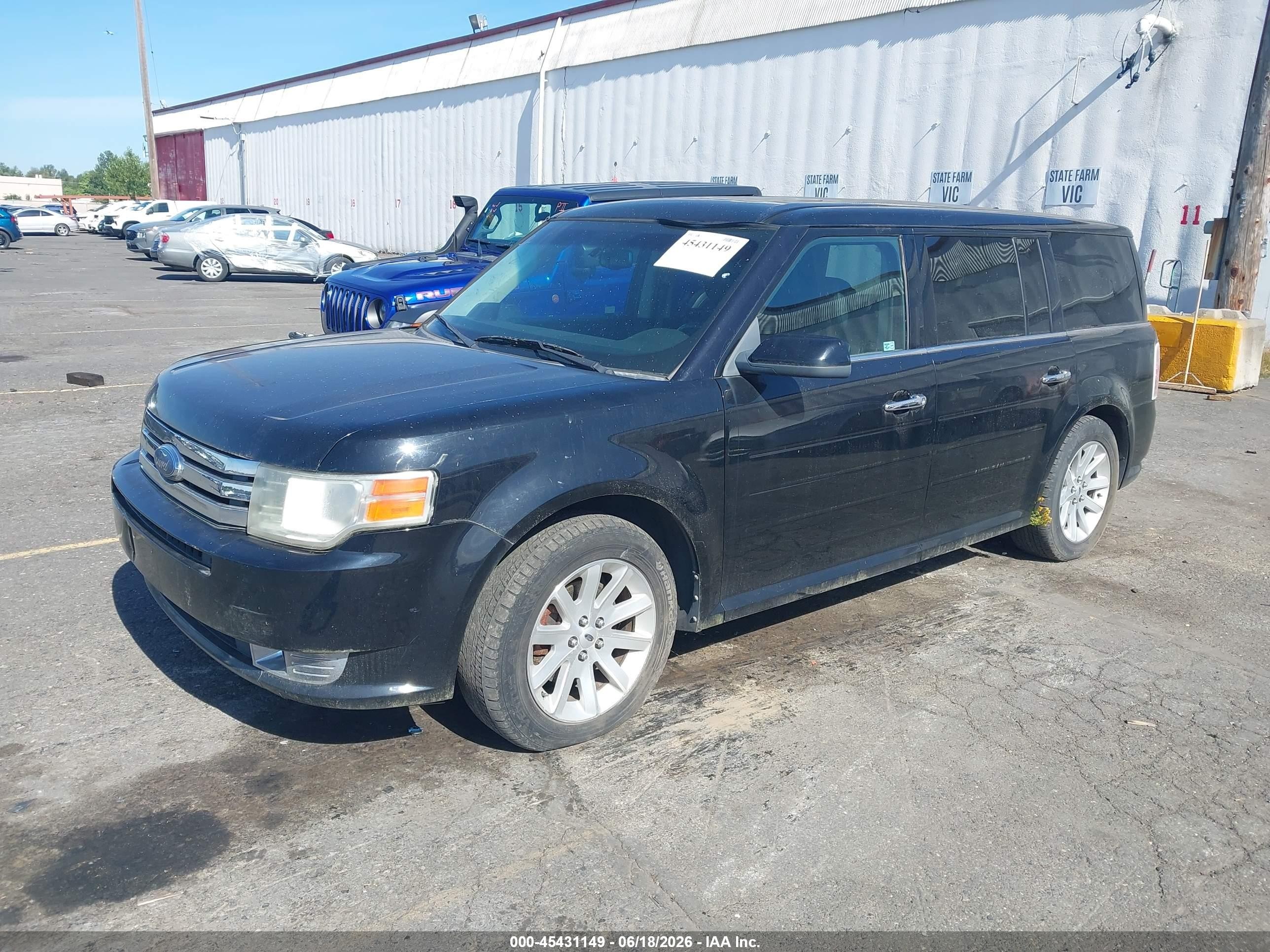 2009 Ford Flex Sel Black vin: 2FMDK52C49BA37544