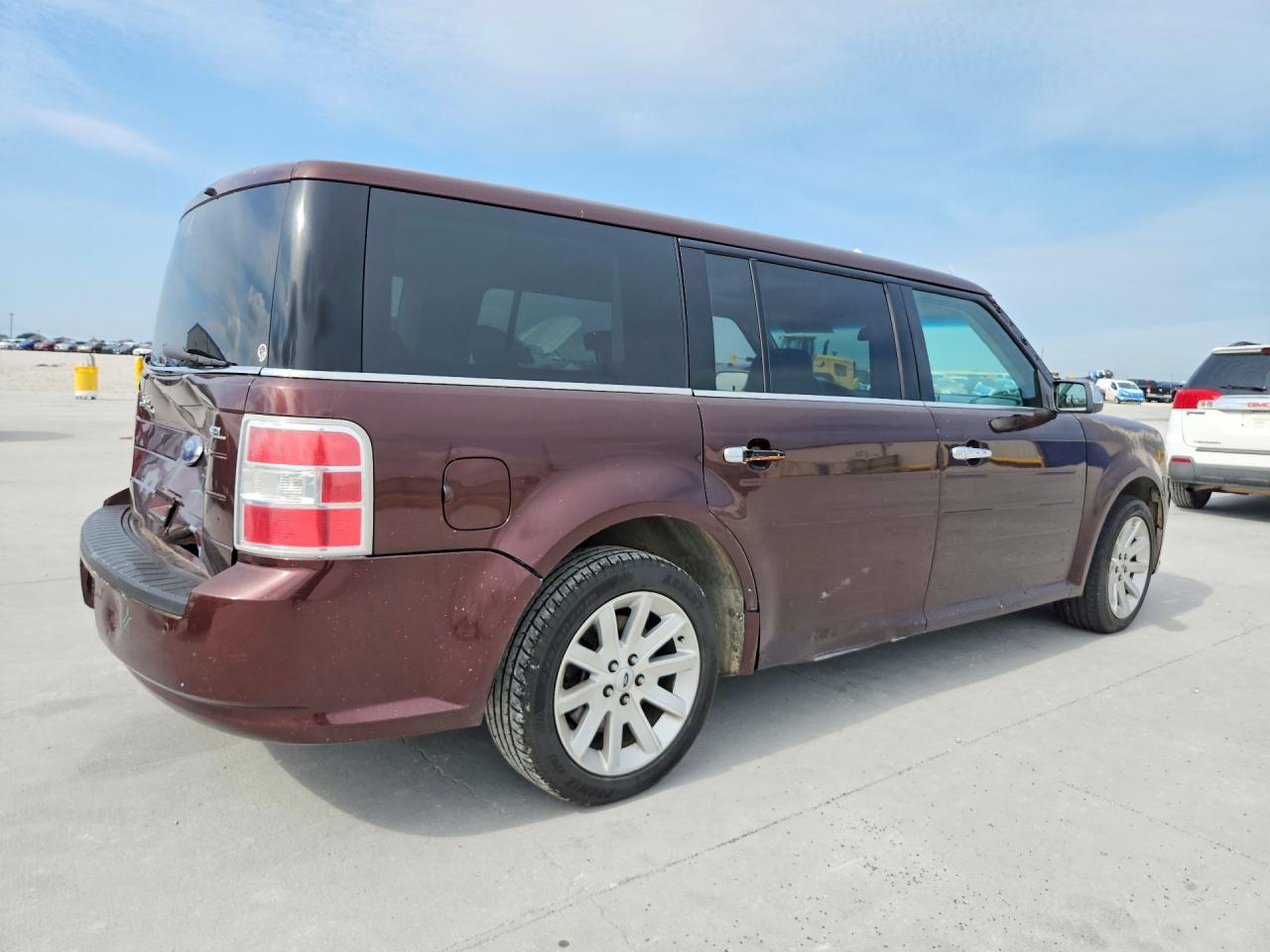 2009 Ford Flex Sel Burgundy vin: 2FMDK52C59BA10062