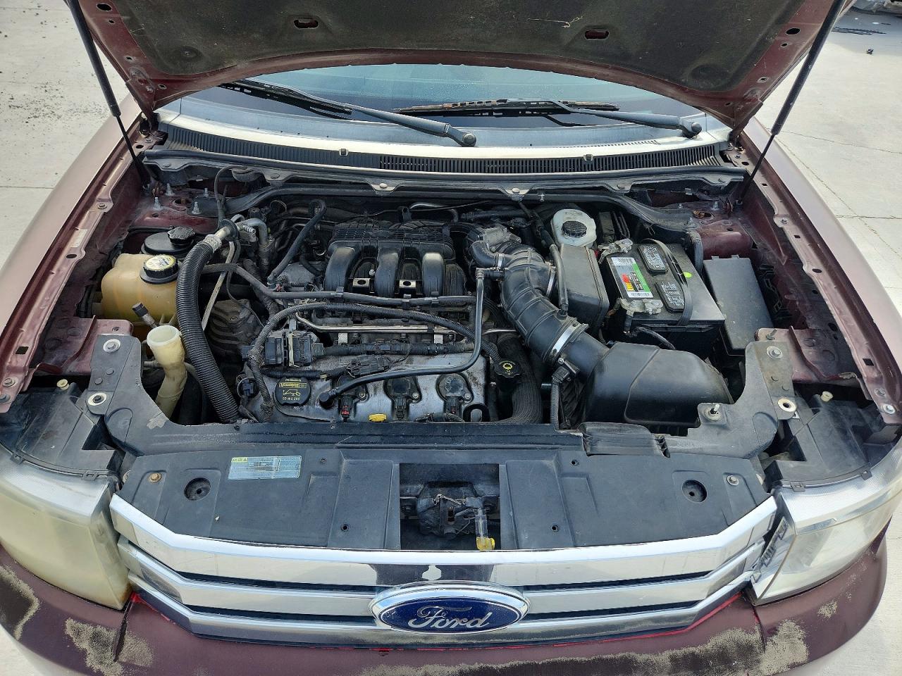 2009 Ford Flex Sel Burgundy vin: 2FMDK52C59BA10062