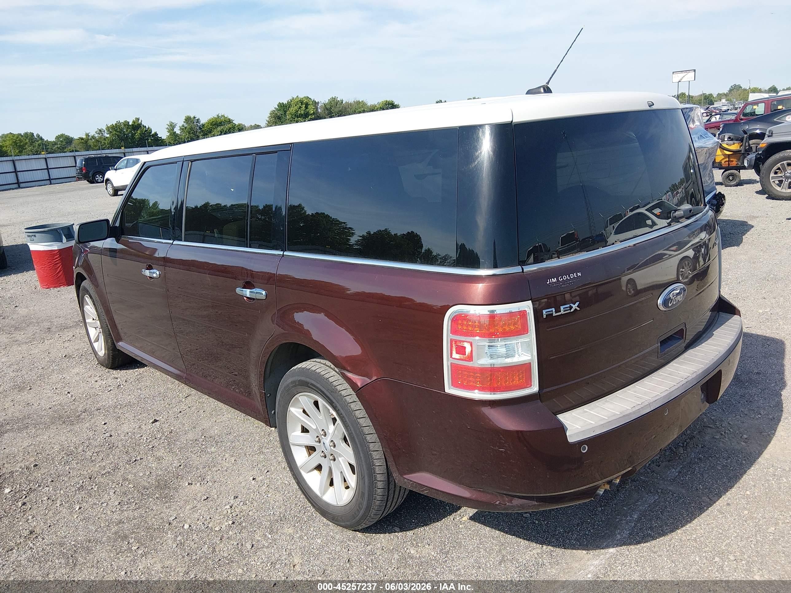 2009 Ford Flex Sel Maroon vin: 2FMDK52C59BA36712
